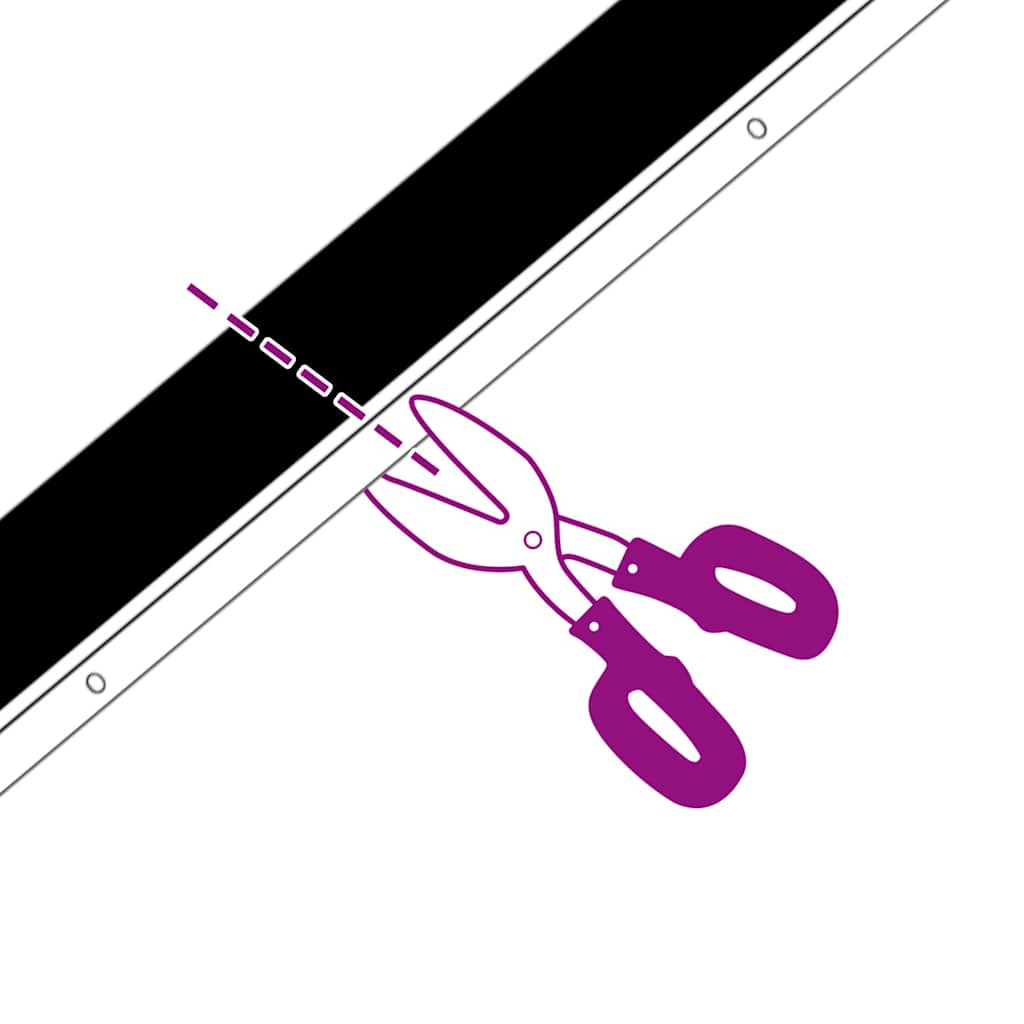 Aufsteck Türbürstendichtungen 2 Stk. 100 cm Aluminiumlegierung
