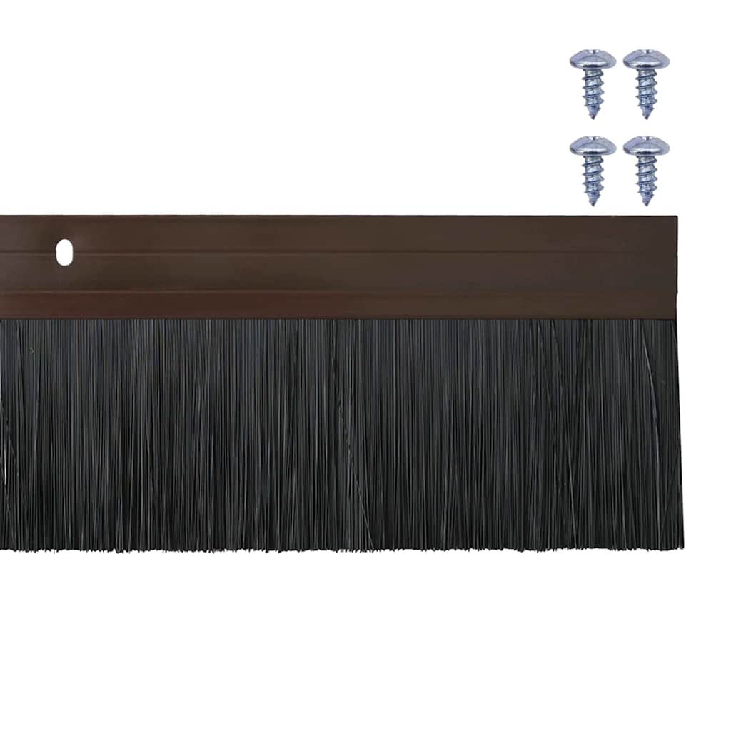 Aufsteck Türbürstendichtungen 2 Stk. 100 cm Aluminiumlegierung