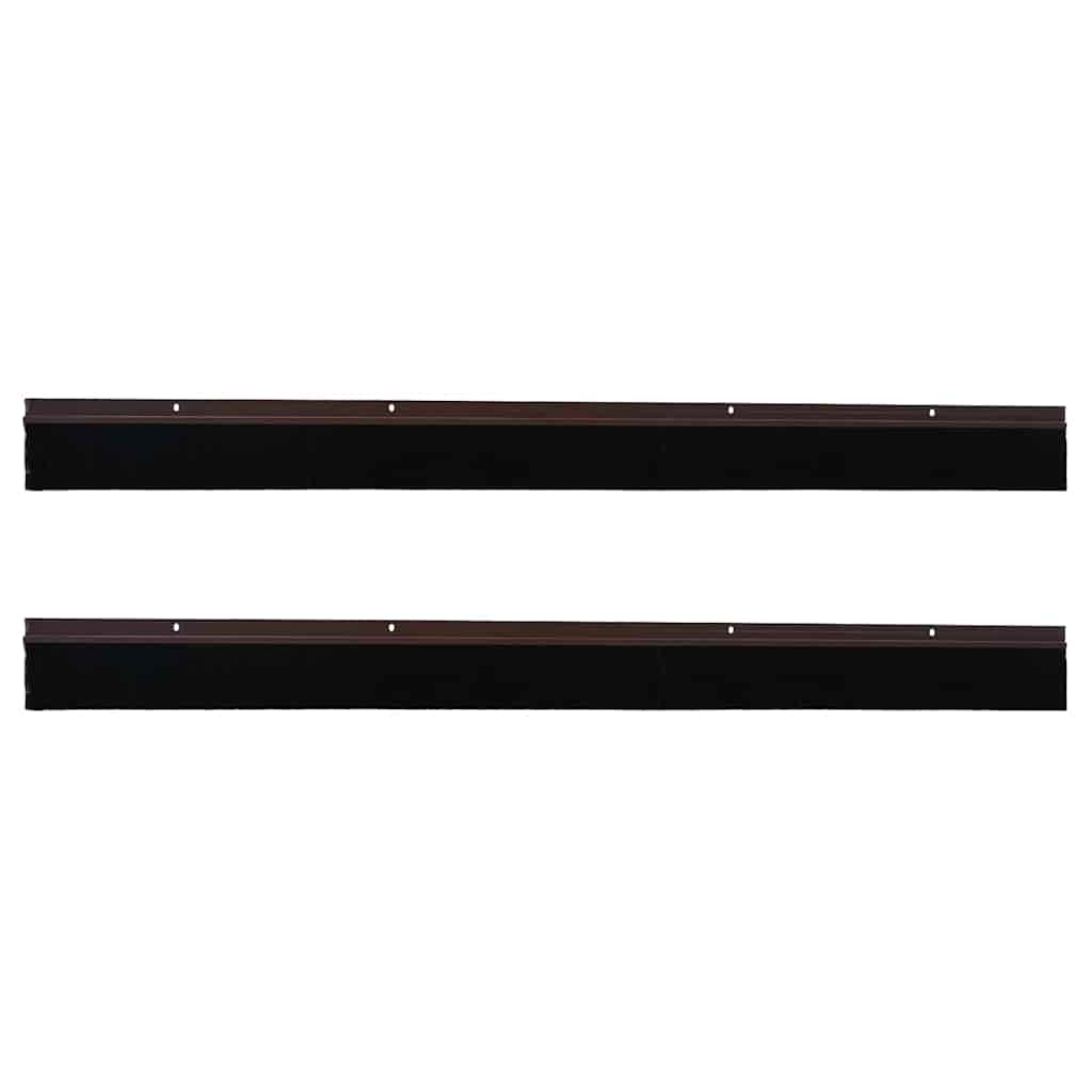Aufsteck Türbürstendichtungen 2 Stk. 100 cm Aluminiumlegierung