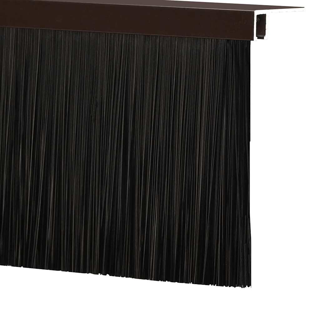 Aufsteck Türbürstendichtungen 2 Stk. 100 cm Aluminiumlegierung