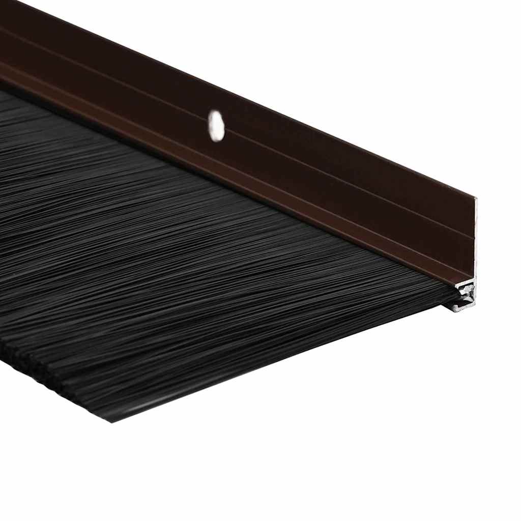Aufsteck Türbürstendichtungen 2 Stk. 100 cm Aluminiumlegierung
