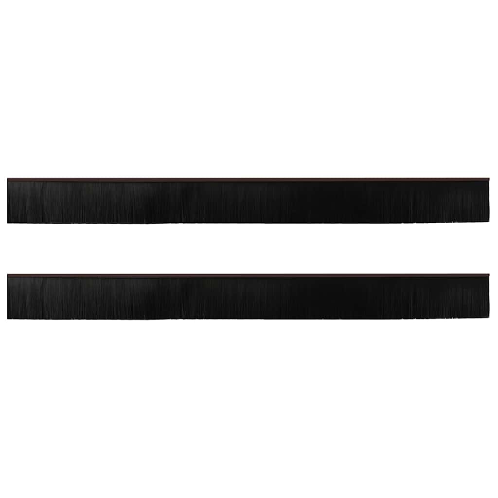 Aufsteck Türbürstendichtungen 2 Stk. 100 cm Aluminiumlegierung