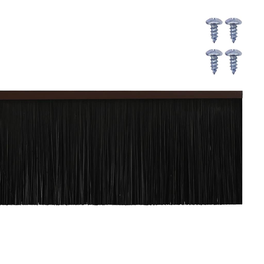 Aufsteck Türbürstendichtungen 2 Stk. 100 cm Aluminiumlegierung