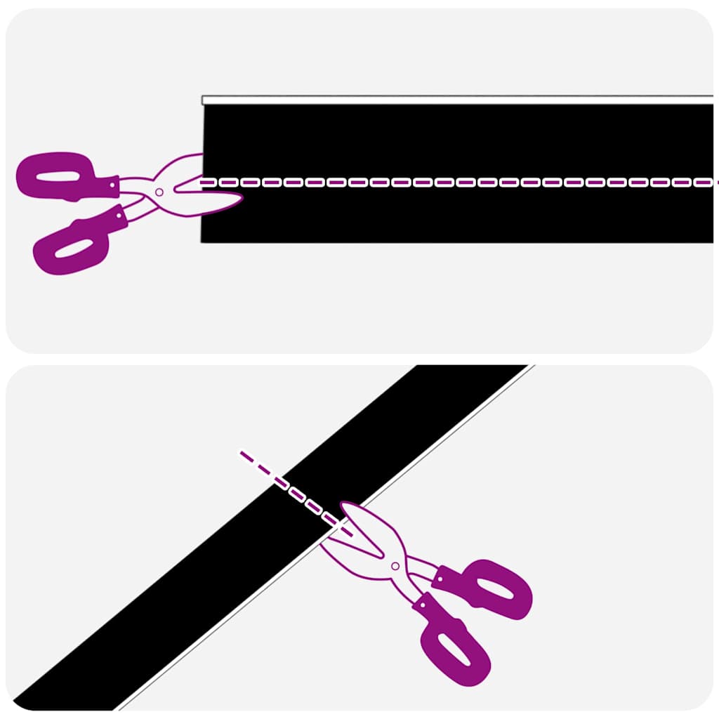 Aufsteck Türbürstendichtungen 12 Stk. 100 cm Aluminiumlegierung