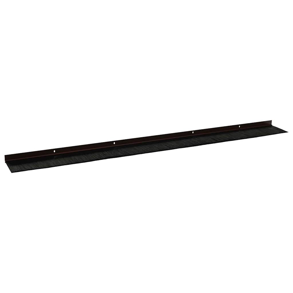 Aufsteck Türbürstendichtungen 12 Stk. 100 cm Aluminiumlegierung