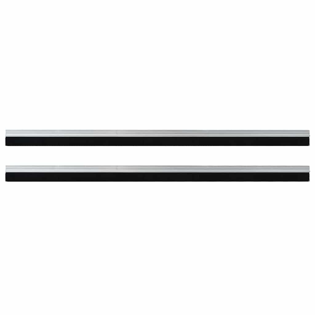 Self-adhesive Door Brush Seals 2 Stk. 100 cm Aluminiumlegierung