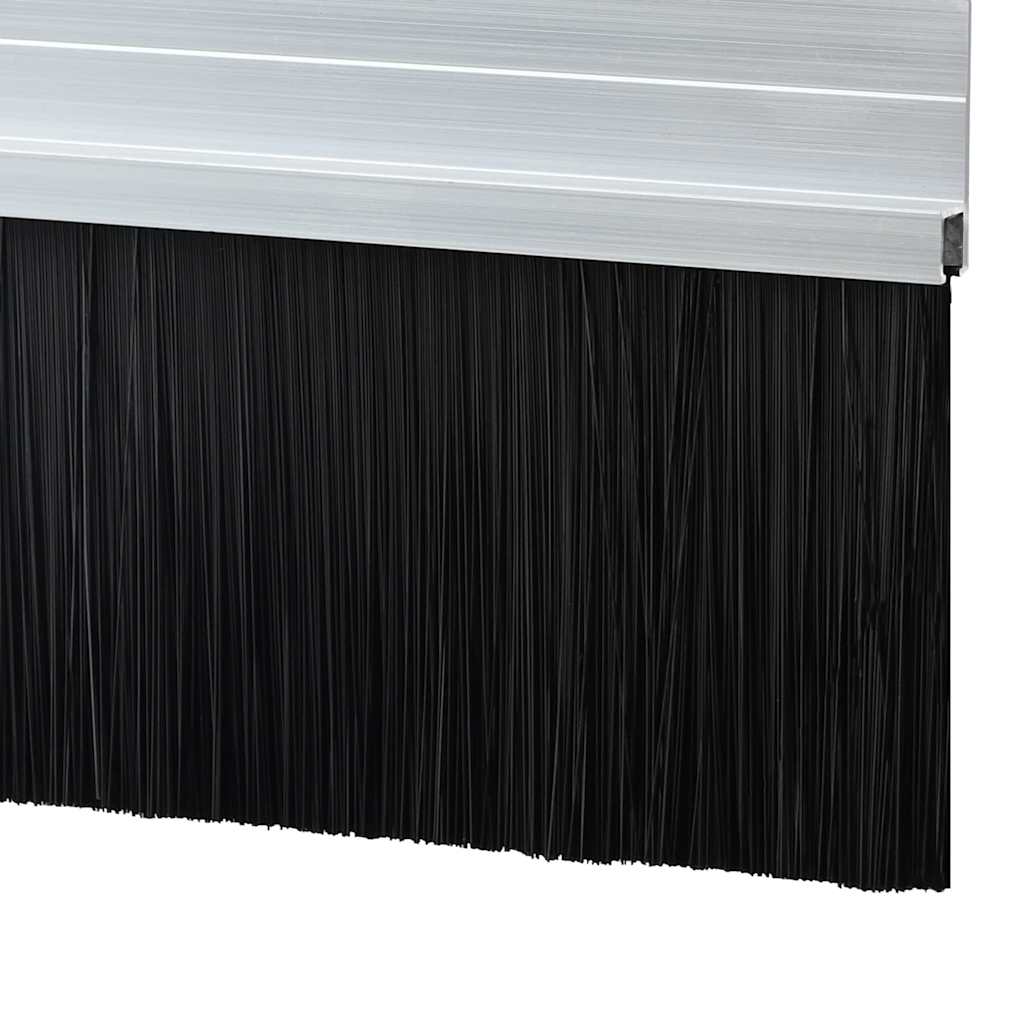 Self-adhesive Door Brush Seals 6 Stk. 100 cm Aluminiumlegierung