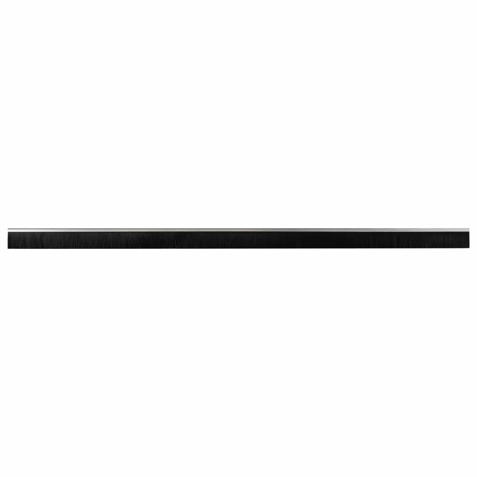 Selbstklebende Türbürstendichtungen 2 Stk. Silber 100 cm