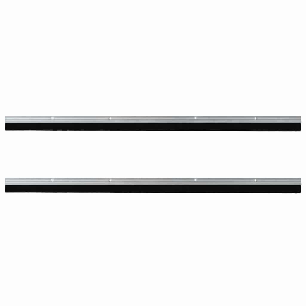 Aufsteck Türbürstendichtungen 2 Stk. 100 cm Aluminiumlegierung