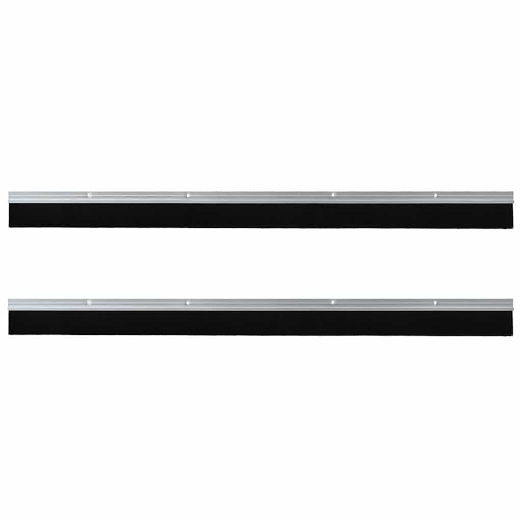 Aufsteck Türbürstendichtungen 2 Stk. 100 cm Aluminiumlegierung