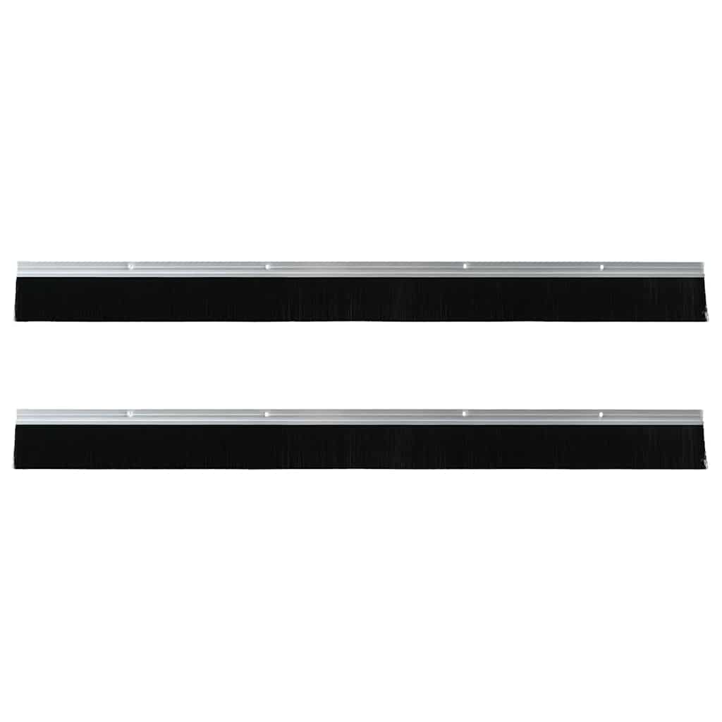 Aufsteck Türbürstendichtungen 2 Stk. 100 cm Aluminiumlegierung