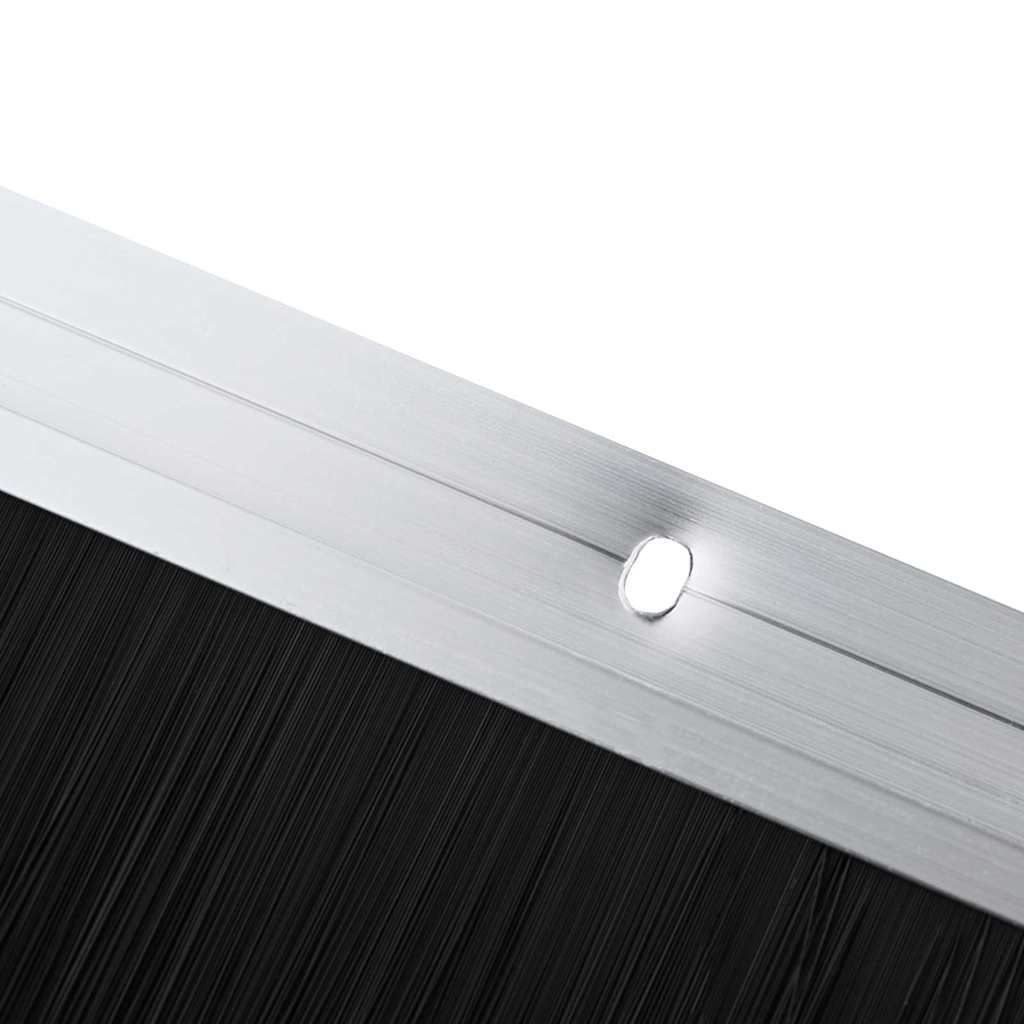 Aufsteck Türbürstendichtungen 6 Stk. 100 cm Aluminiumlegierung
