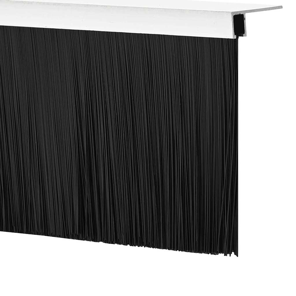 Aufsteck Türbürstendichtungen 6 Stk. 100 cm Aluminiumlegierung