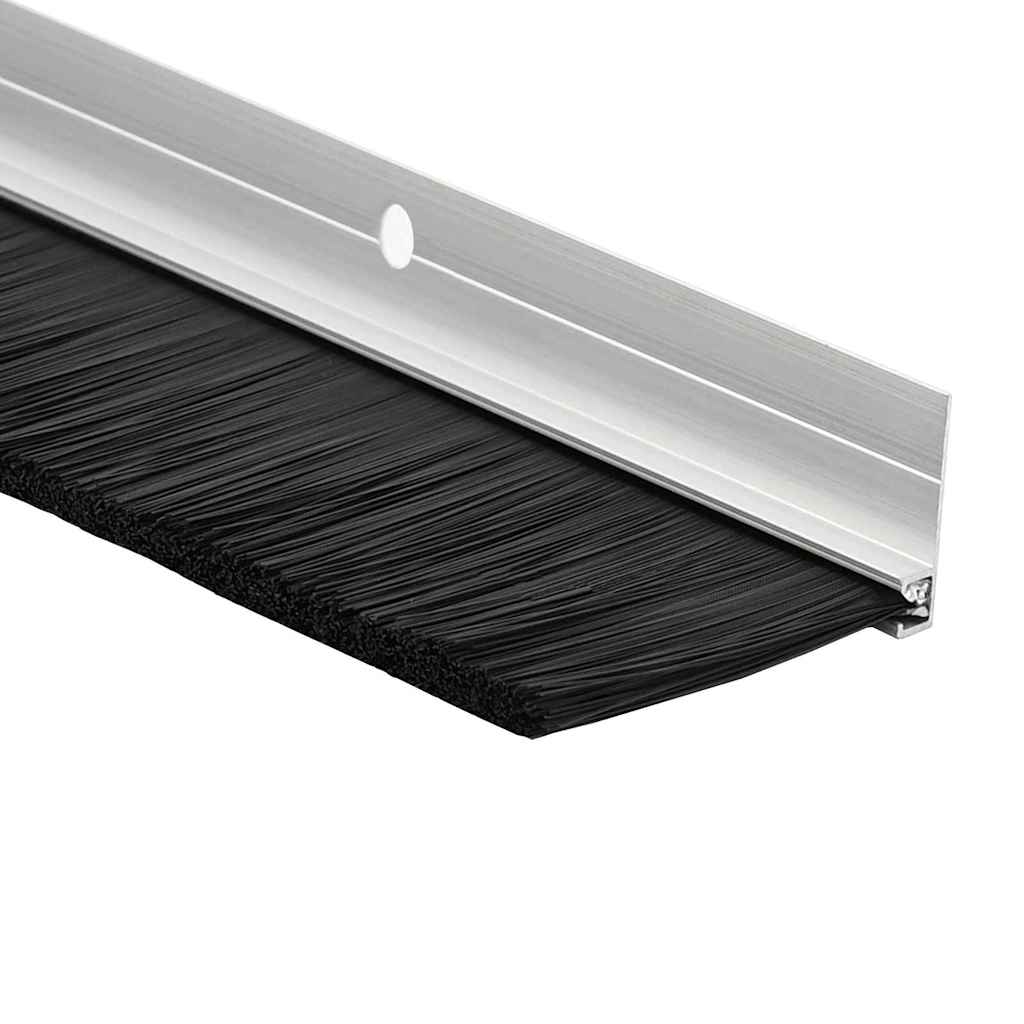 Aufsteck Türbürstendichtungen 6 Stk. 100 cm Aluminiumlegierung