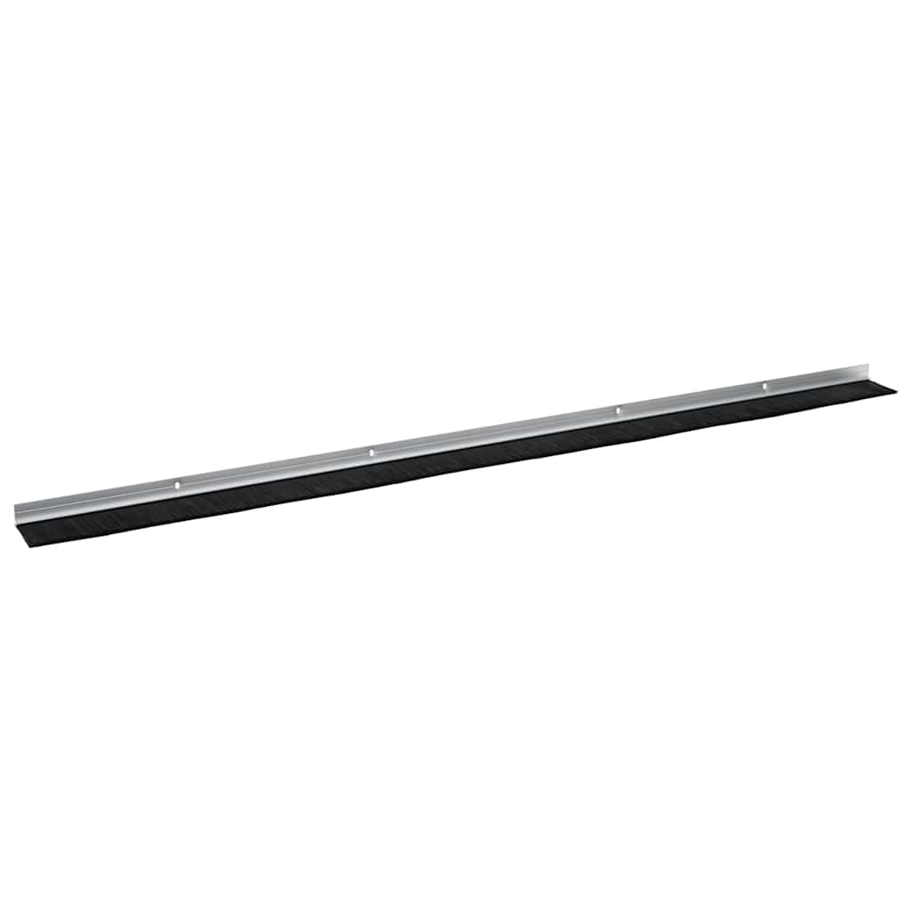 Aufsteck Türbürstendichtungen 6 Stk. 100 cm Aluminiumlegierung