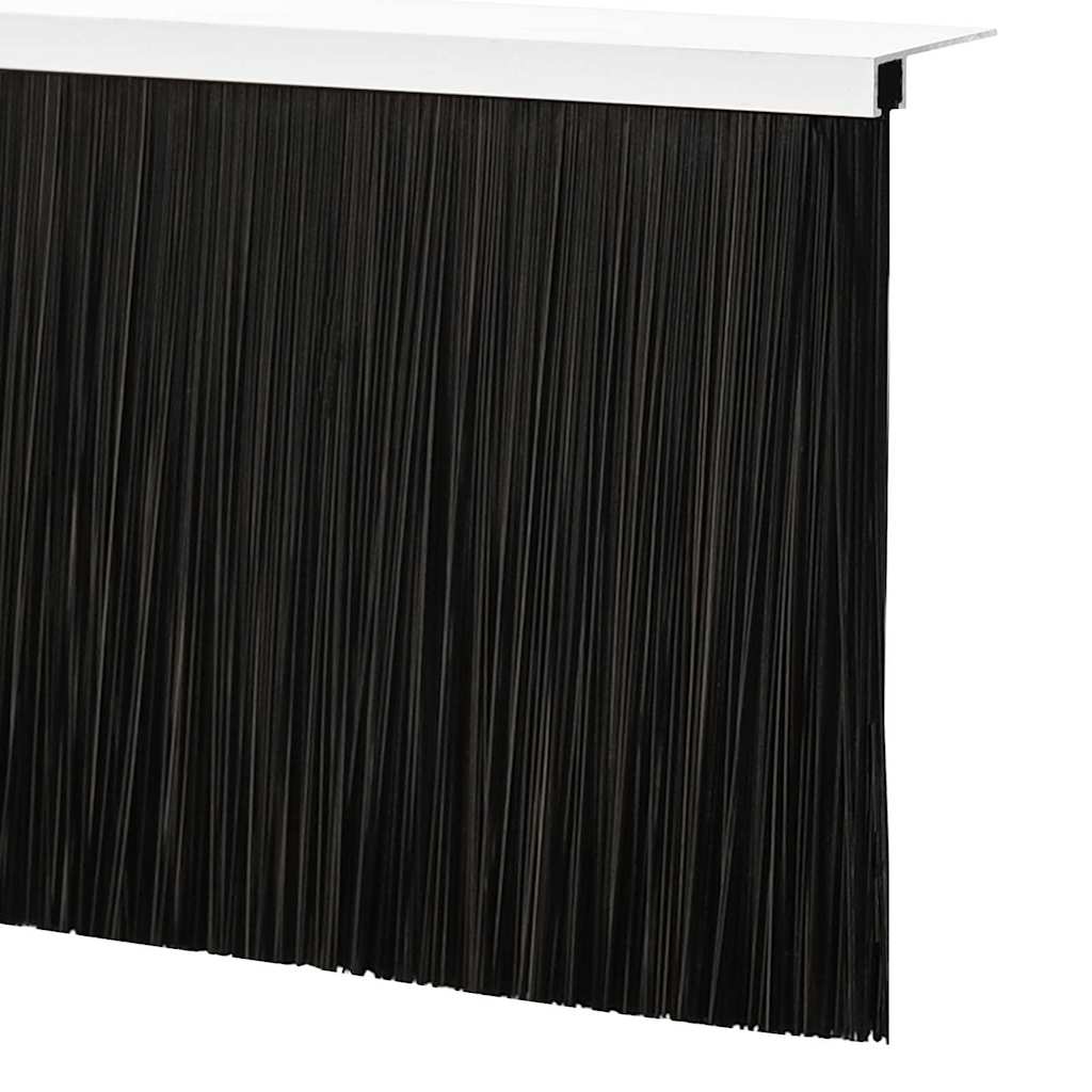 Aufsteck Türbürstendichtungen 6 Stk. 100 cm Aluminiumlegierung