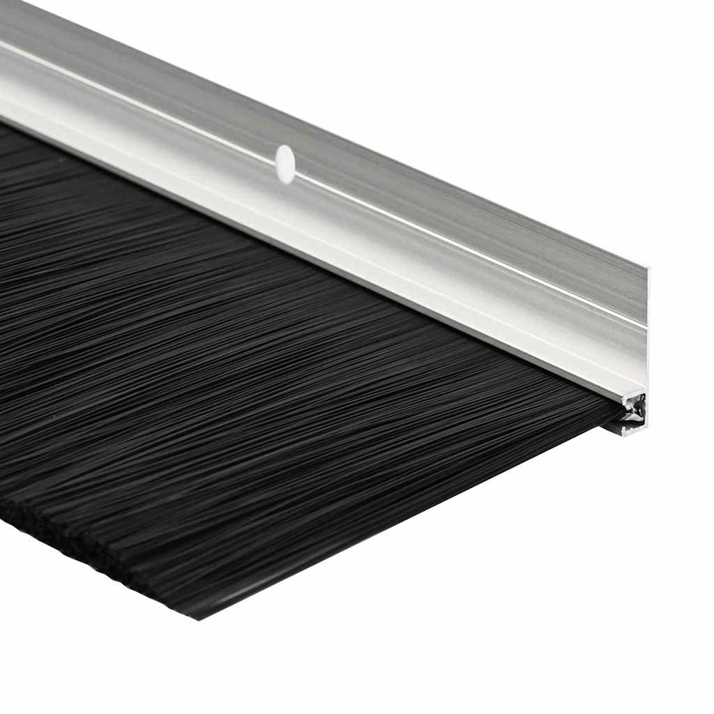 Aufsteck Türbürstendichtungen 6 Stk. 100 cm Aluminiumlegierung