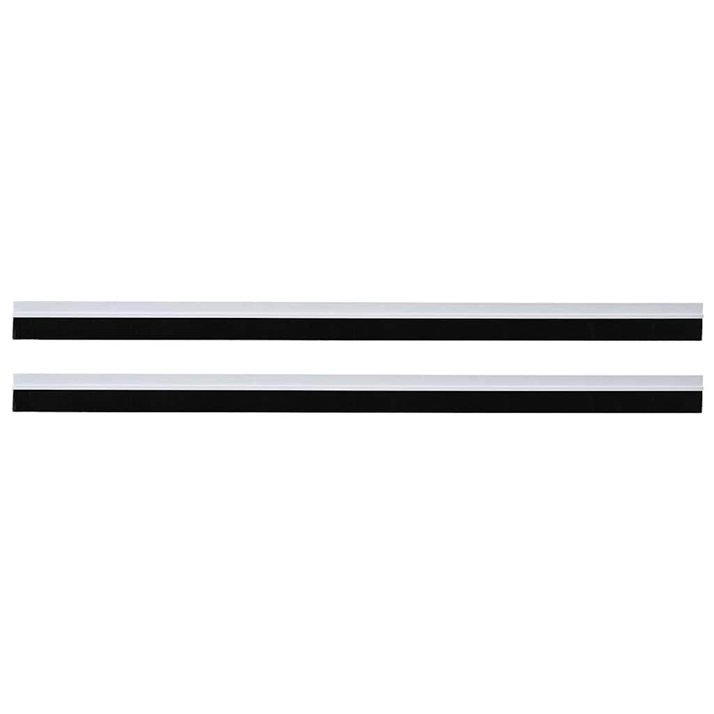 Self-adhesive Door Brush Seals 2 Stk. 100 cm Aluminiumlegierung