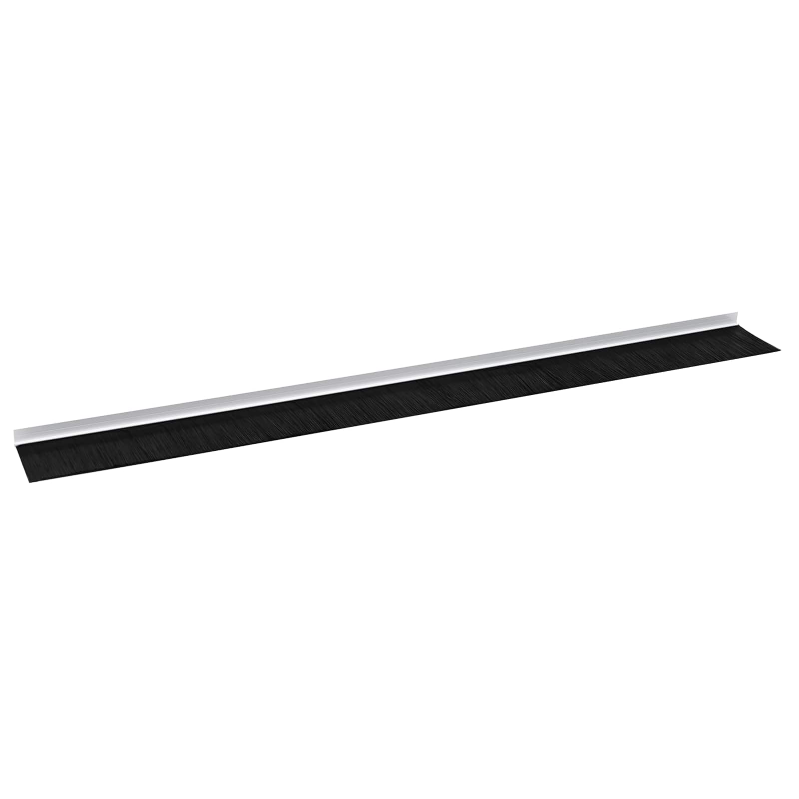 Selbstklebende Türbürstendichtungen 2 Stk. Weiß 100 cm