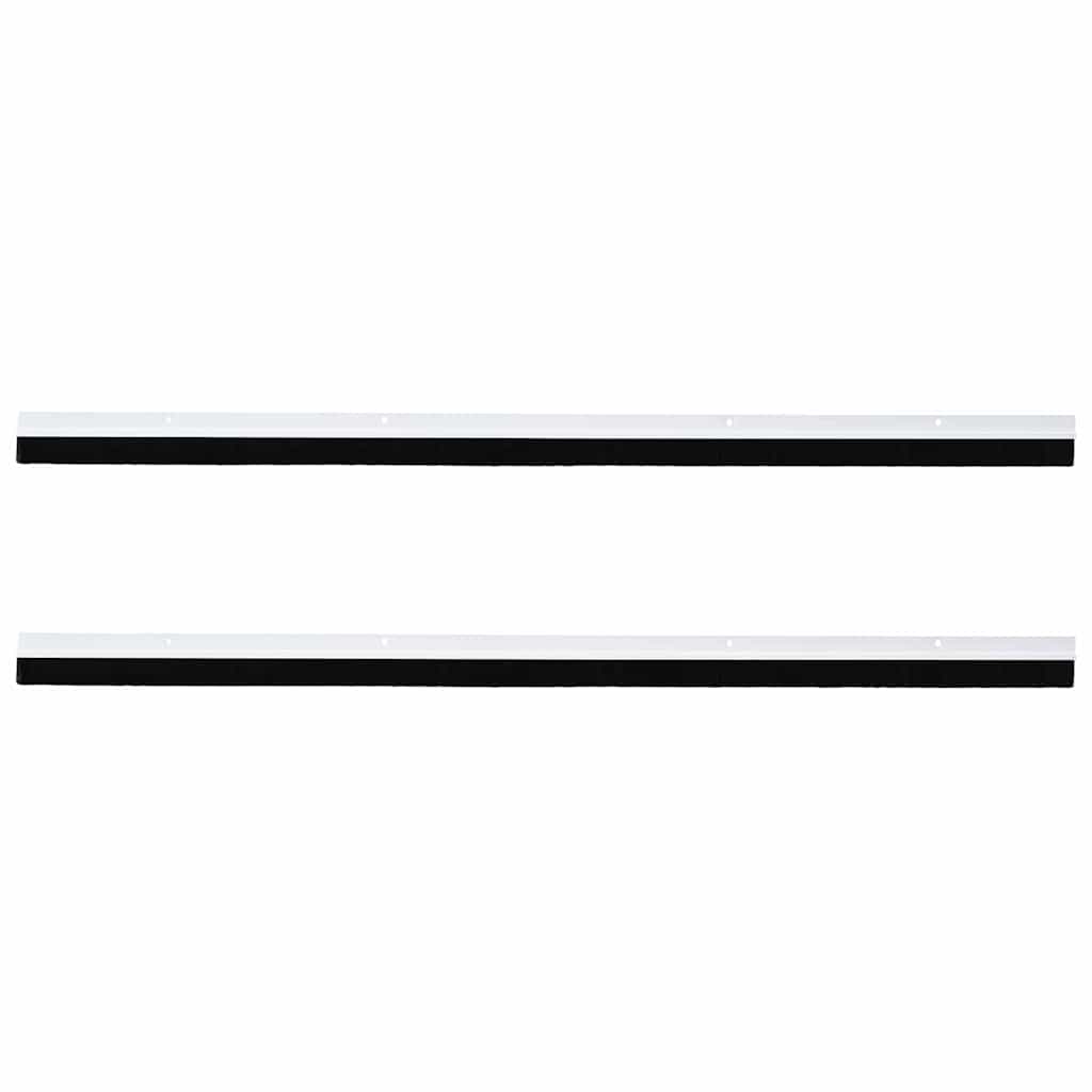 Aufsteck Türbürstendichtungen 2 stk. 100 cm Aluminiumlegierung