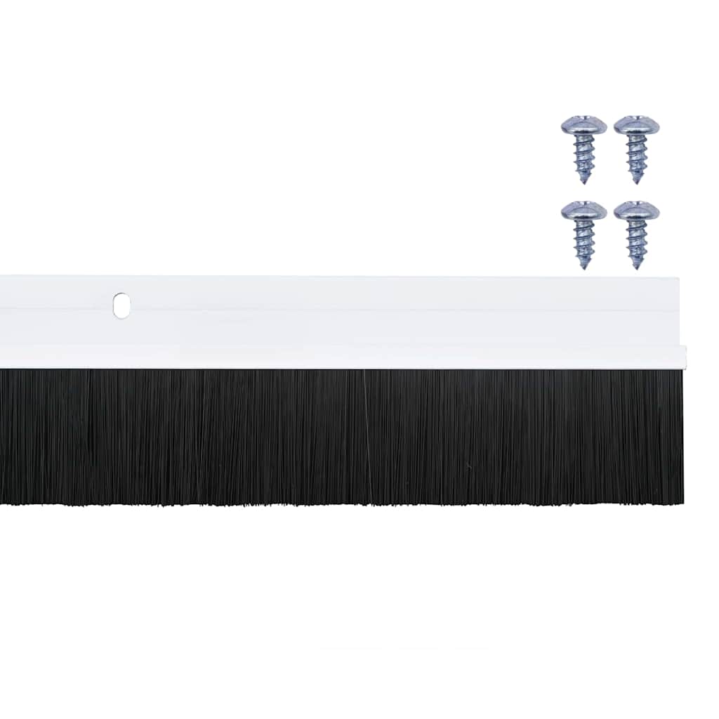 Aufsteck Türbürstendichtungen 2 Stk. 100 cm Aluminiumlegierung