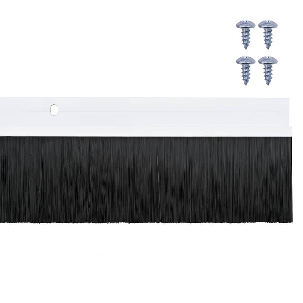 Aufsteck Türbürstendichtungen 2 Stk. 100 cm Aluminiumlegierung