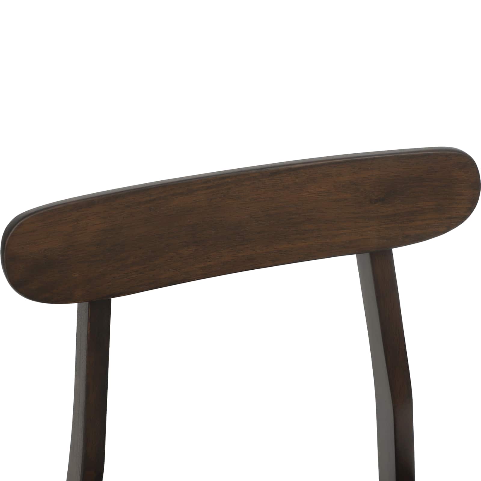 Esszimmerstuhl 2 Stk. Massives Gummiholz 43 x 44,5 x 77 cm
