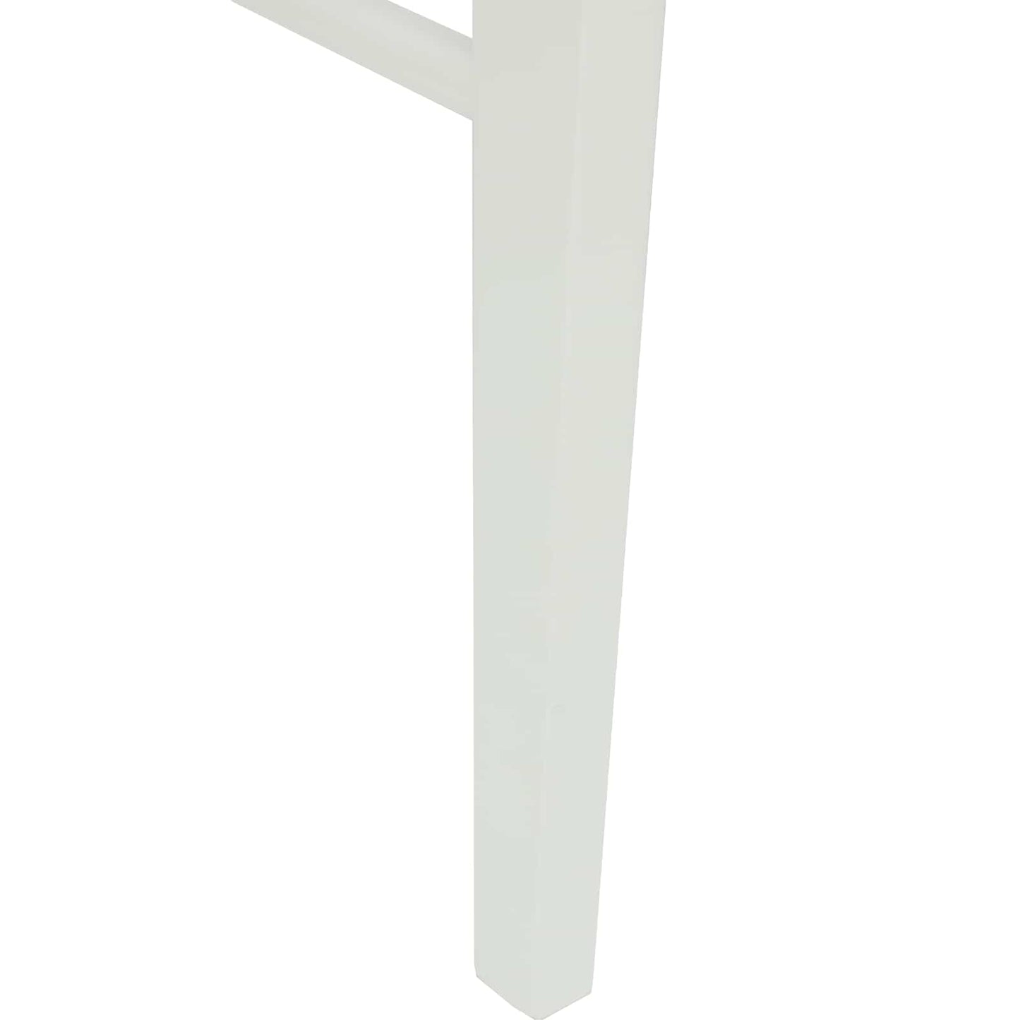 Esszimmerstuhl 2 Stk. Massives Gummiholz Weiß und Braun