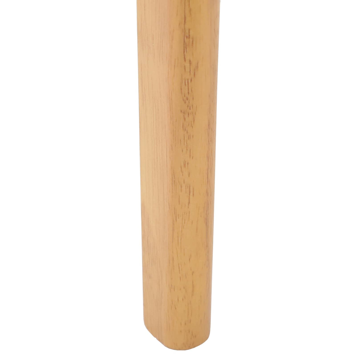 Esszimmerstuhl 2 stk. Solides Gummiholz Natur 51 x 61 x 80,5 cm
