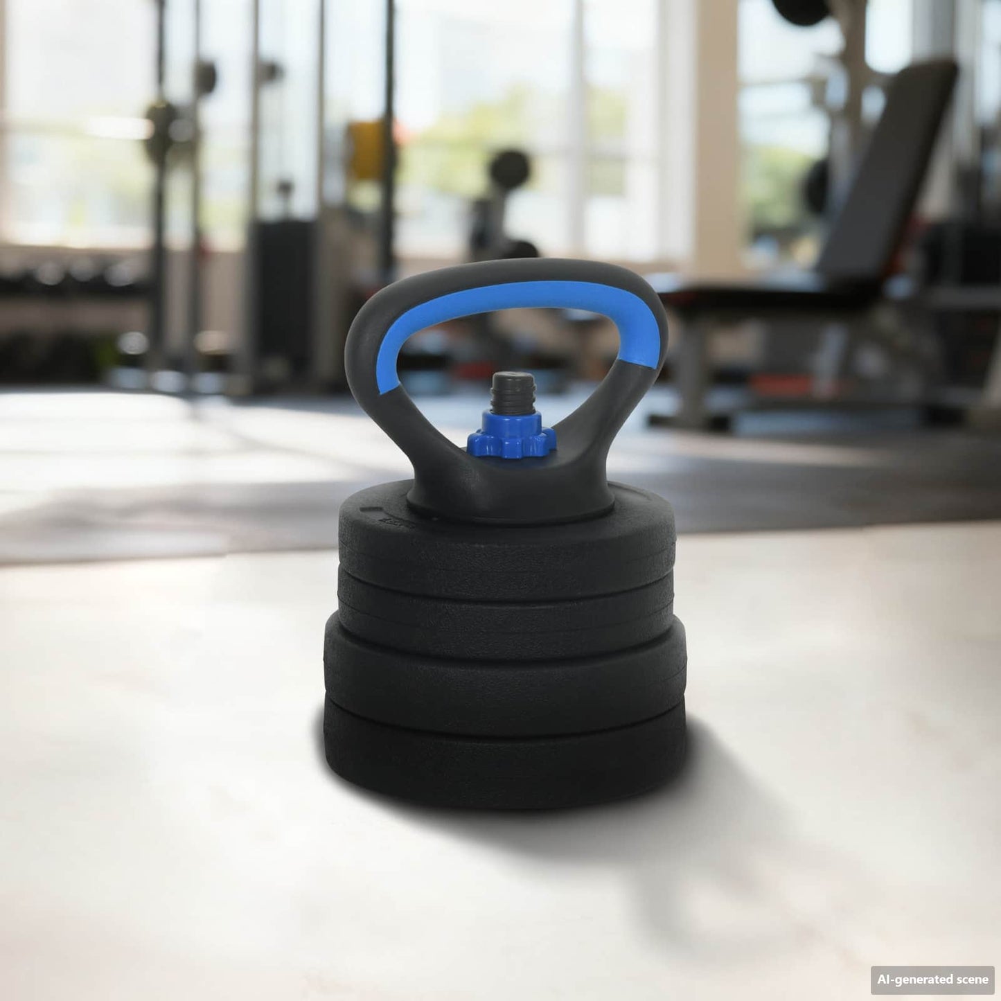 4-in-1 Kurzhantel, Langhantel und Kettlebell Set 20 kg