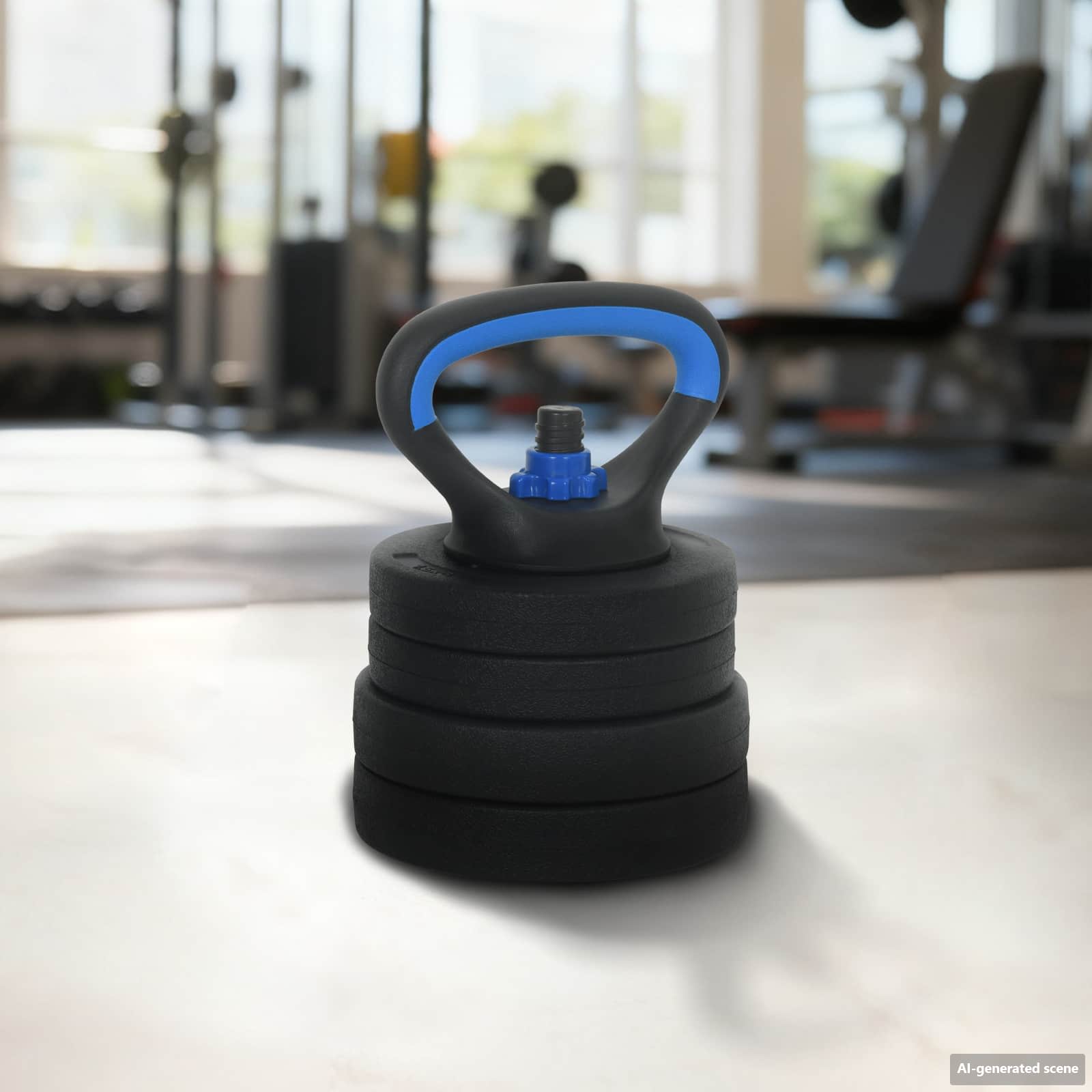 4-in-1 Kurzhantel, Langhantel und Kettlebell Set 20 kg