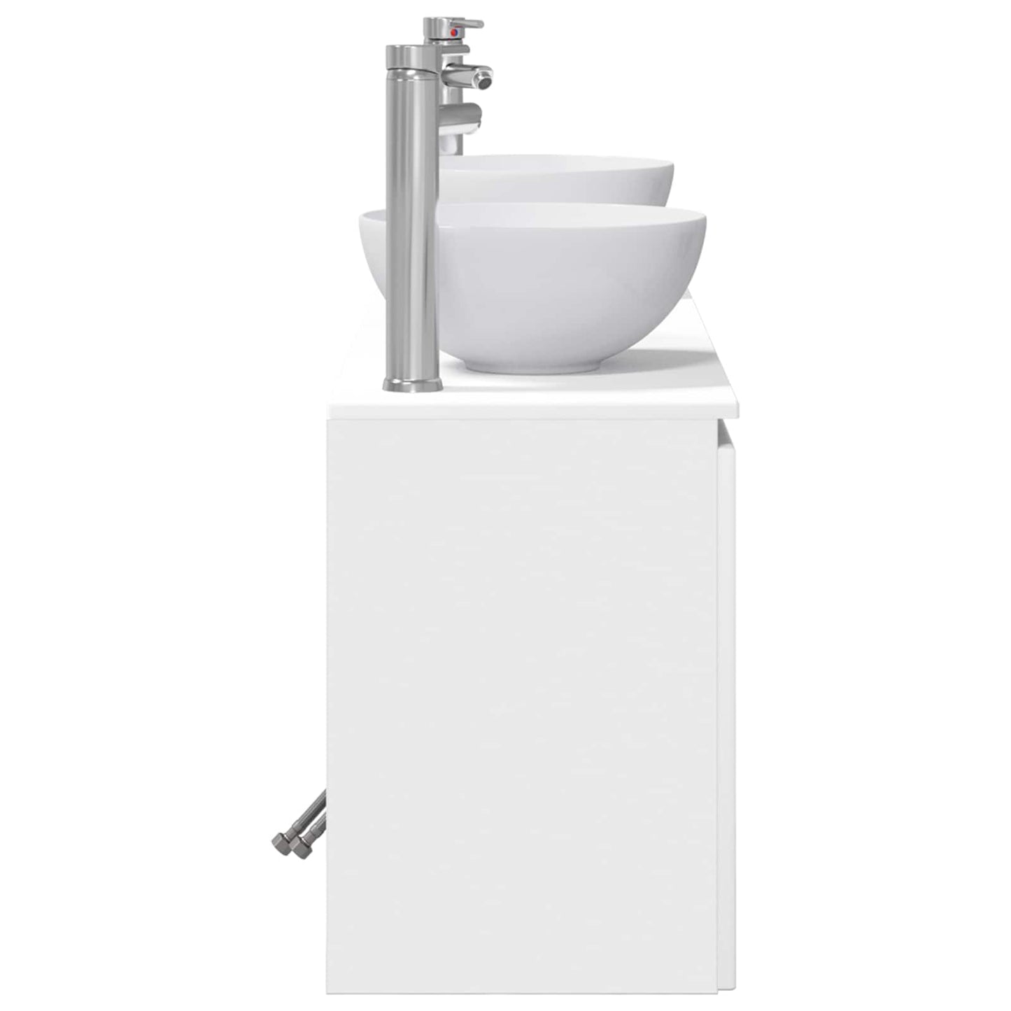 Badezimmerschrank-Set 3 stk. Weiß 49,5 x 35 x 63 cm
