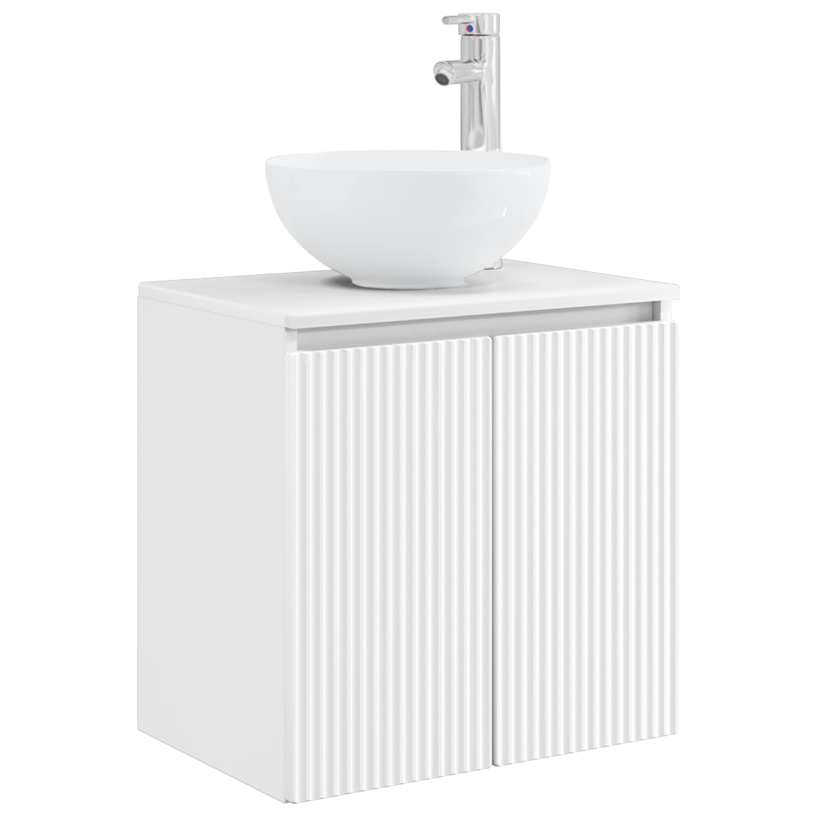 Badezimmerschrank-Set 3 stk. Weiß 49,5 x 41 x 64,5 cm