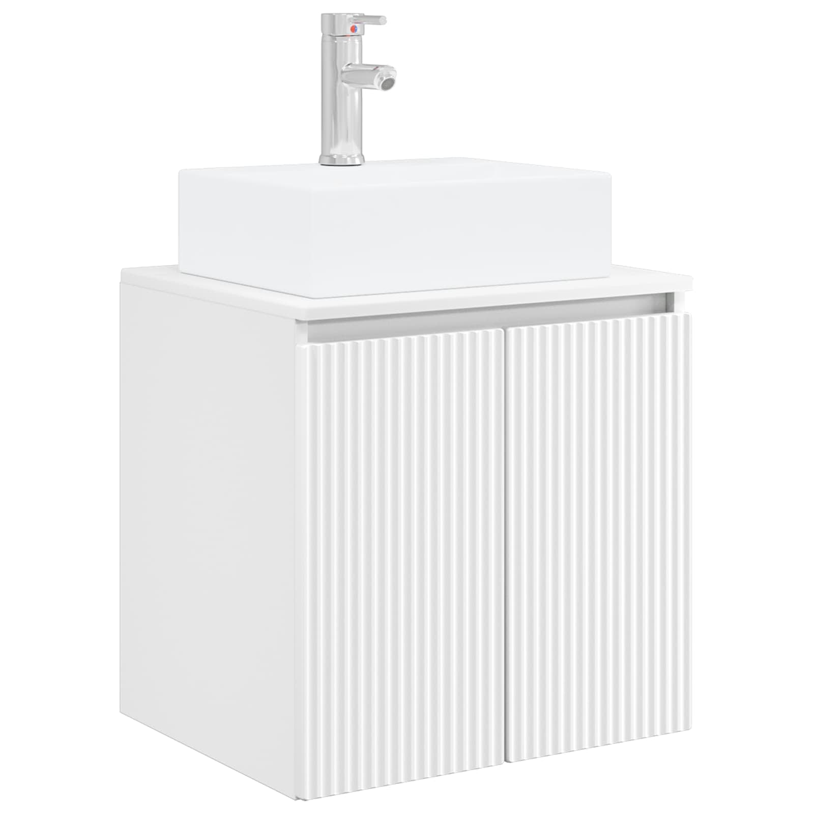 Badezimmerschrank-Set 3 stk. Weiß 49,5 x 41 x 62,5 cm