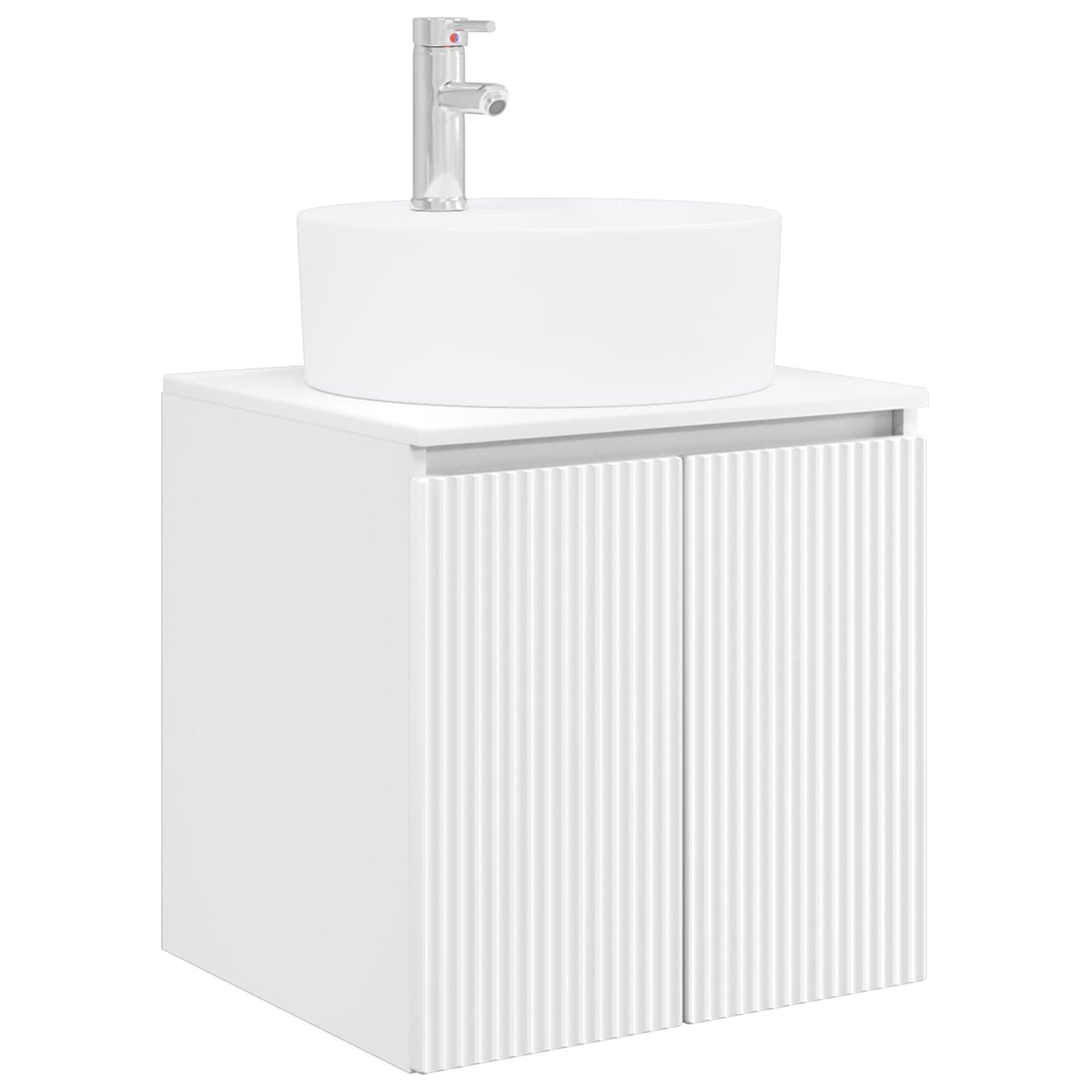 Badezimmerschrank-Set 3 stk. Weiß 49,5 x 44,5 x 65 cm
