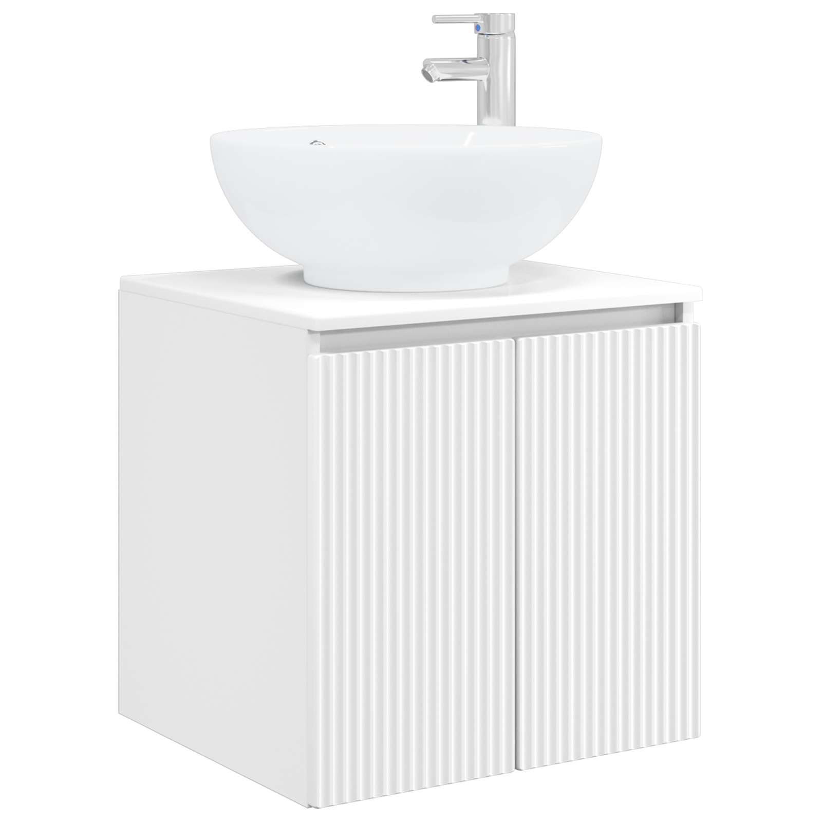 Badezimmerschrank-Set 3 stk. Weiß 49,5 x 44,5 x 65 cm
