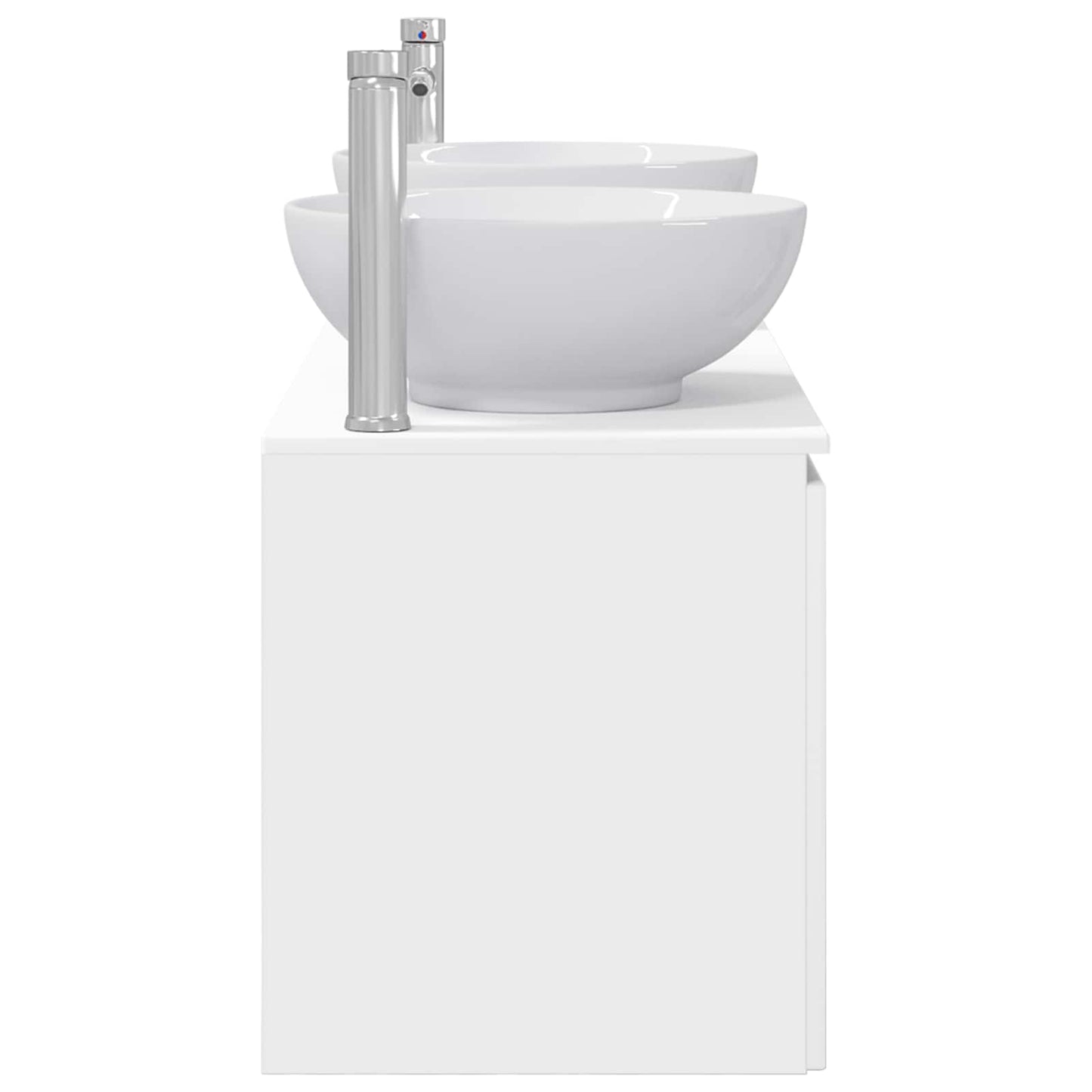 Badezimmerschrank-Set 3 stk. Weiß 49,5 x 44,5 x 65 cm