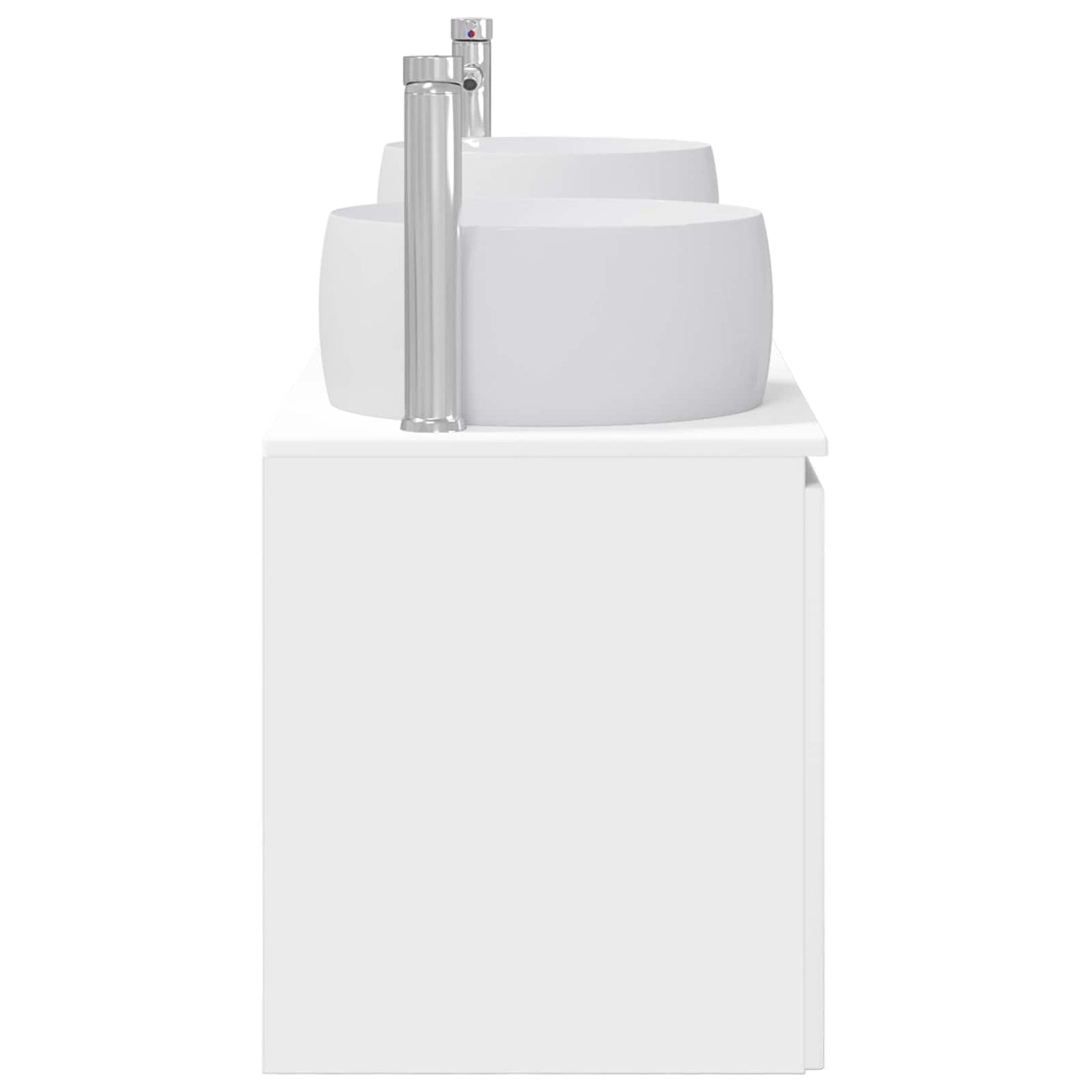 Badezimmerschrank-Set 3 stk. Weiß 49,5 x 44,5 x 66 cm
