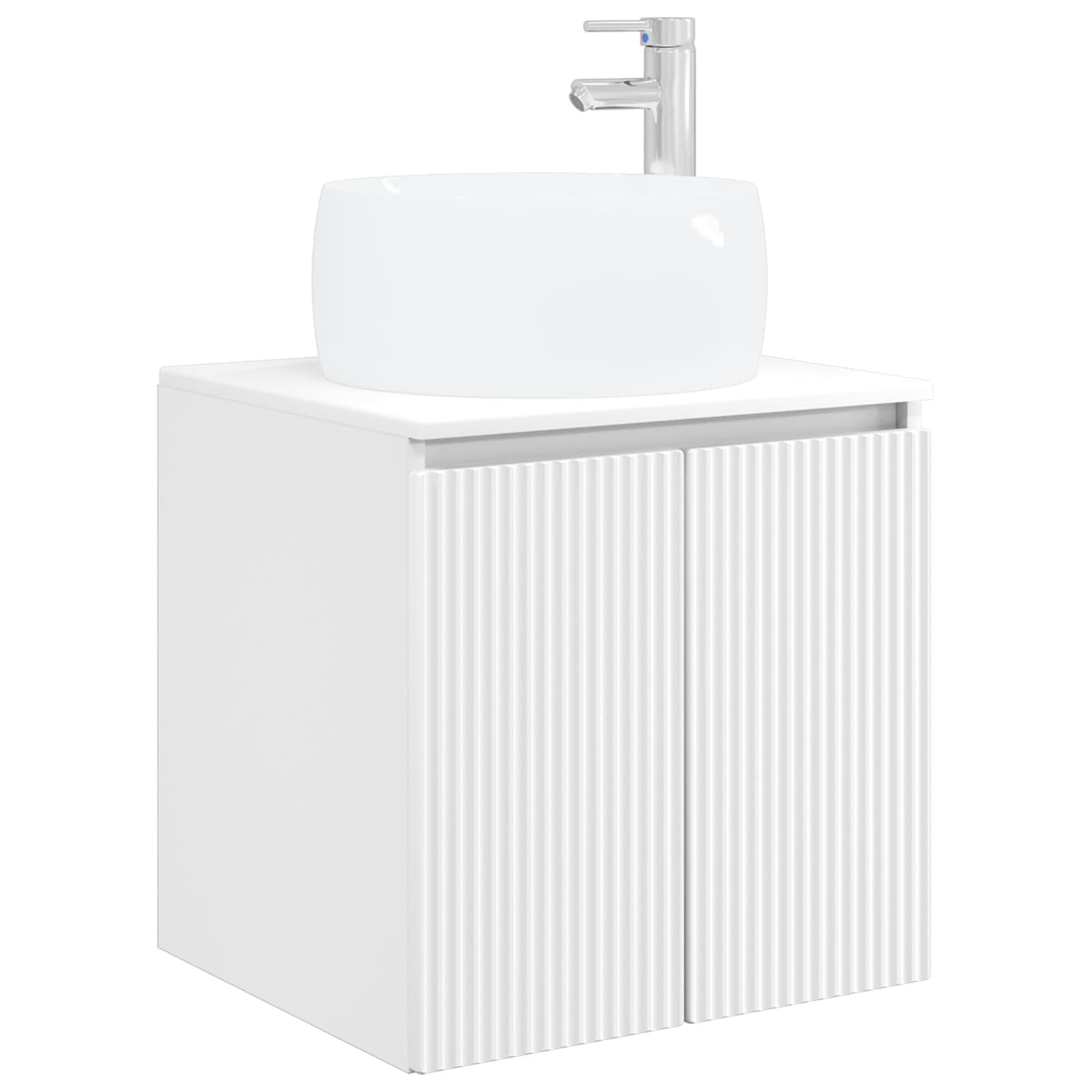 Badezimmerschrank-Set 3 stk. Weiß 49,5 x 44,5 x 66 cm