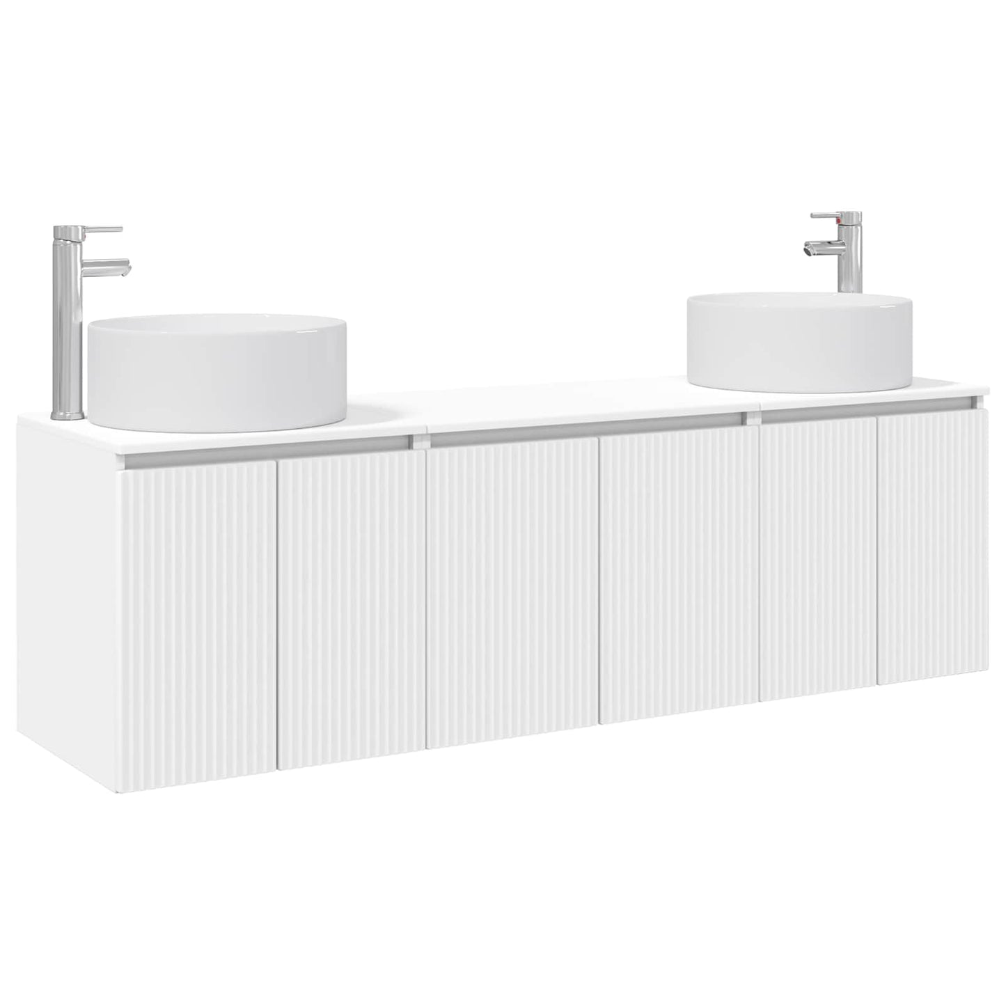 Badezimmerschrank-Set 3 stk. Weiß 49,5 x 44,5 x 65,5 cm
