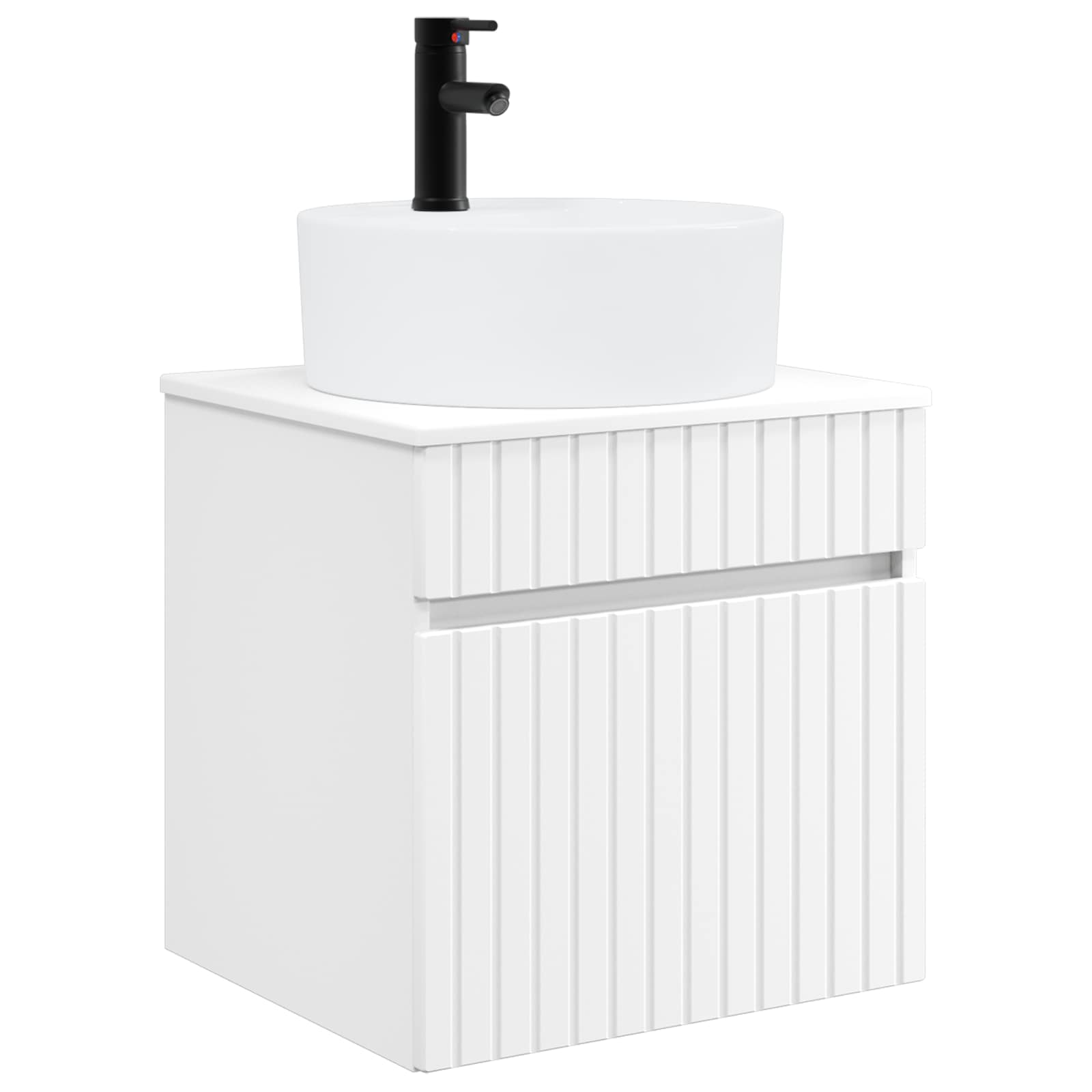 Badezimmerschrank-Set 3 stk. Weiß 49 x 44,5 x 65 cm