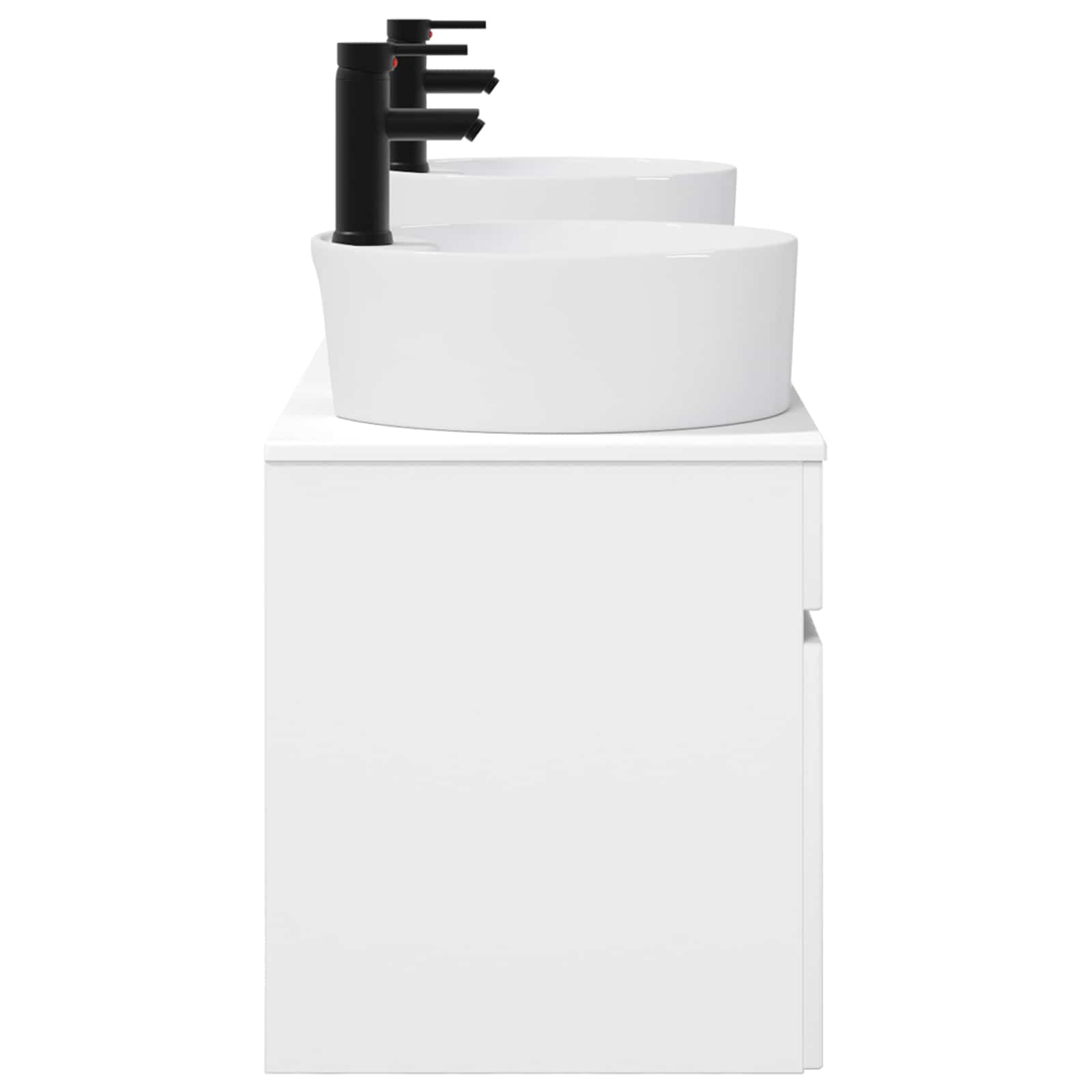 Badezimmerschrank-Set 3 stk. Weiß 49 x 44,5 x 65 cm