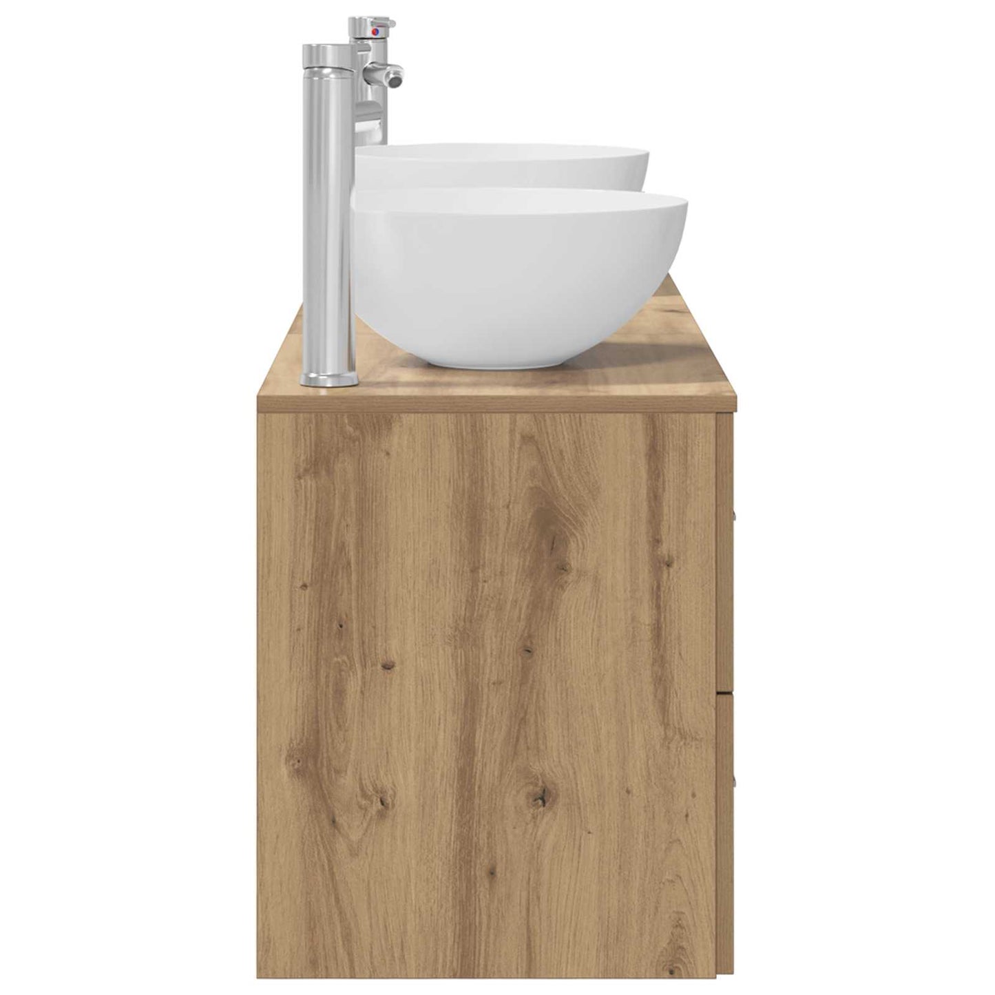 Badezimmerschrank-Set 3 Stk. Artisan-Eiche 49,5 x 35 x 63 cm