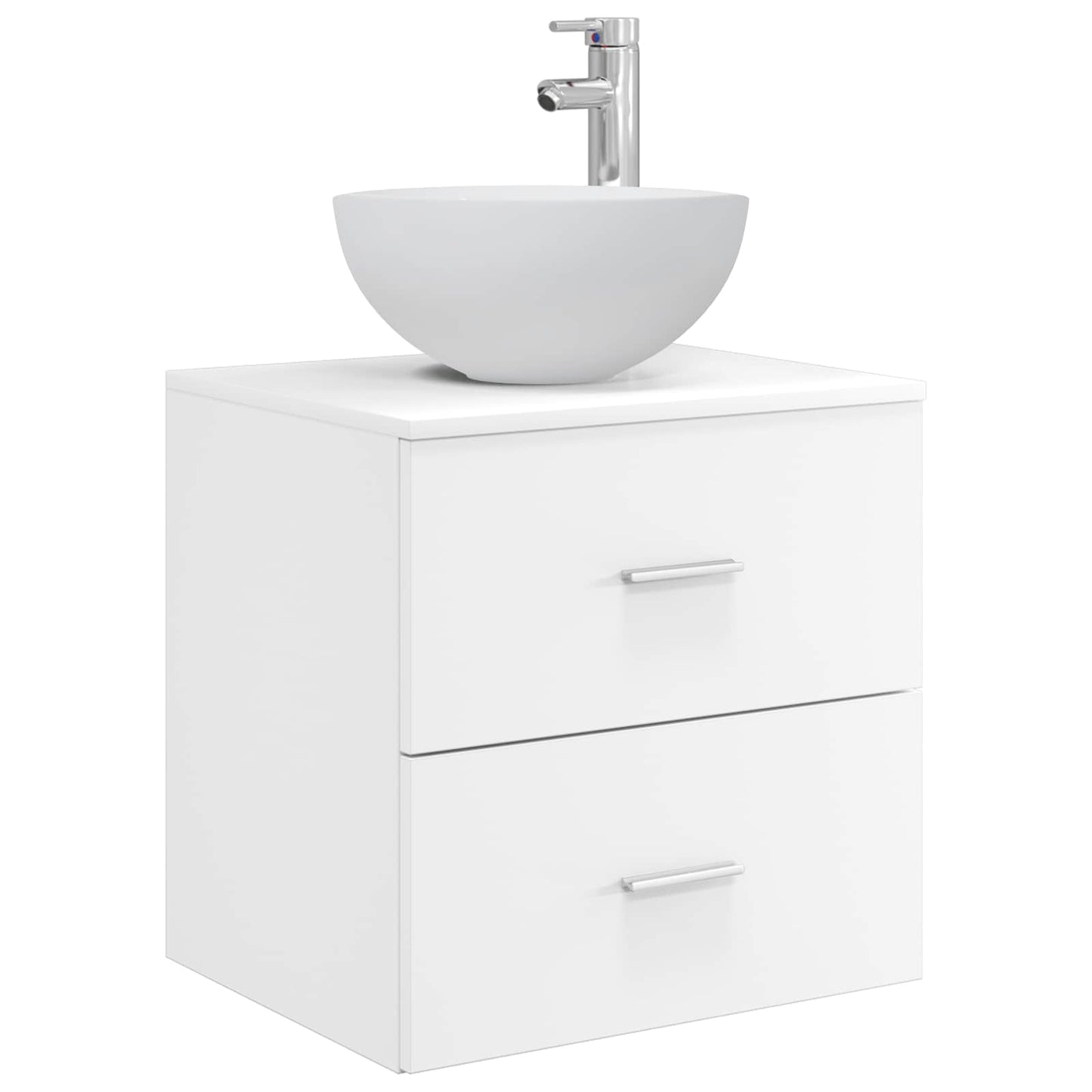 Badezimmerschrank-Set 3 stk. Weiß 49,5 x 35 x 63 cm