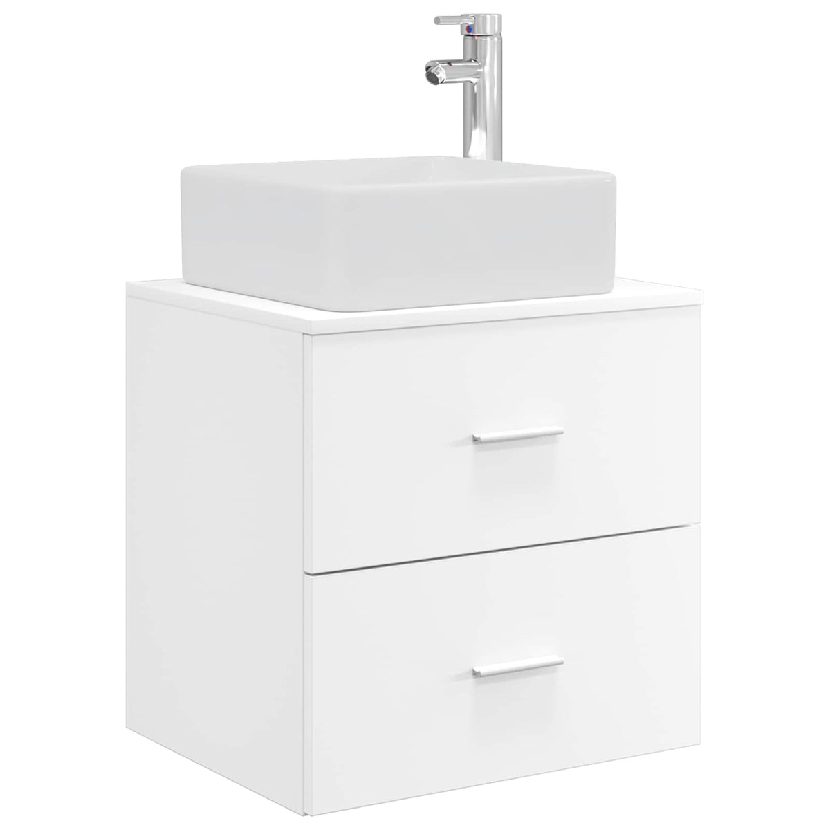 Badezimmerschrank-Set 3 stk. Weiß 129 x 41 x 80 cm