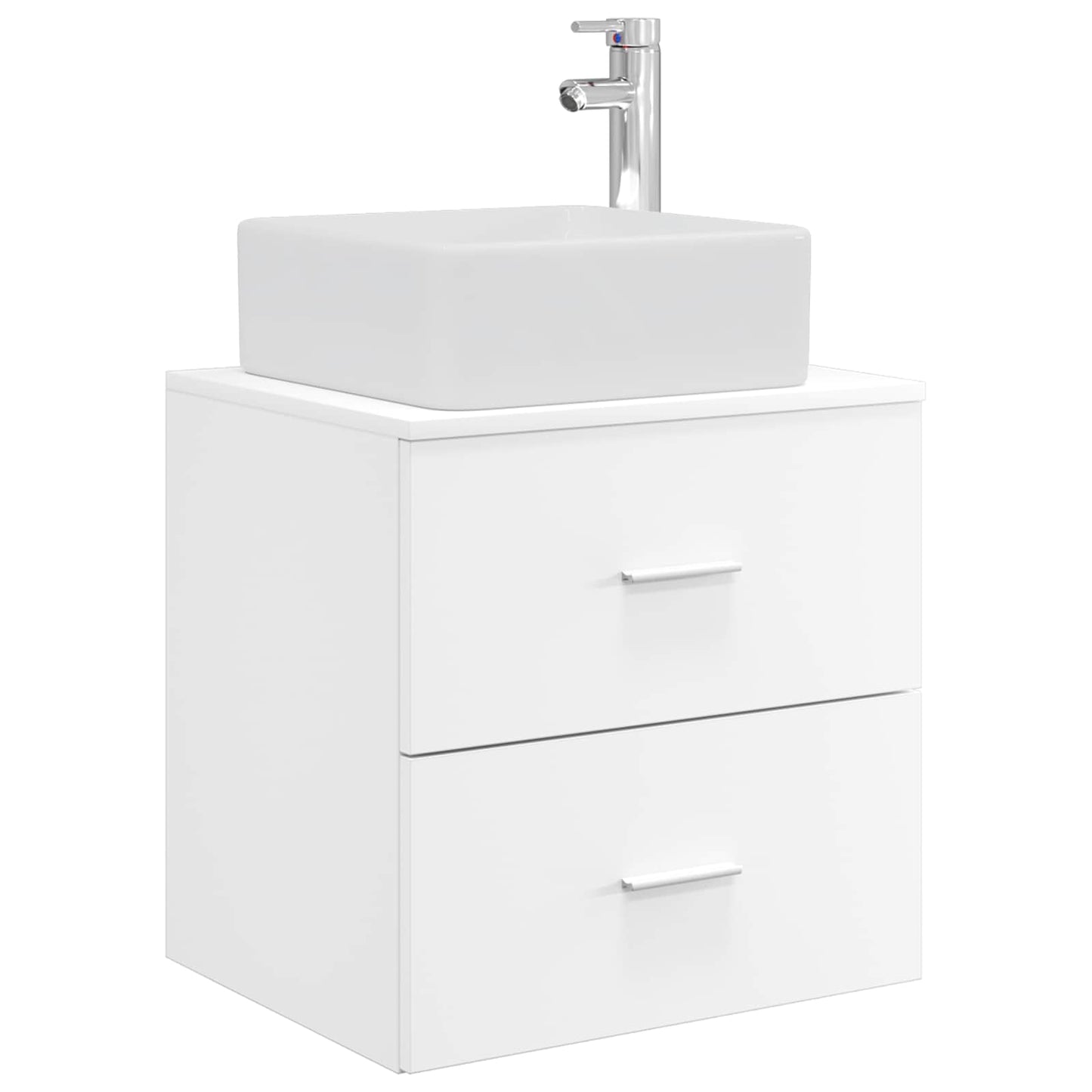 Badezimmerschrank-Set 3 stk. Weiß 53 x 34,5 x 63 cm