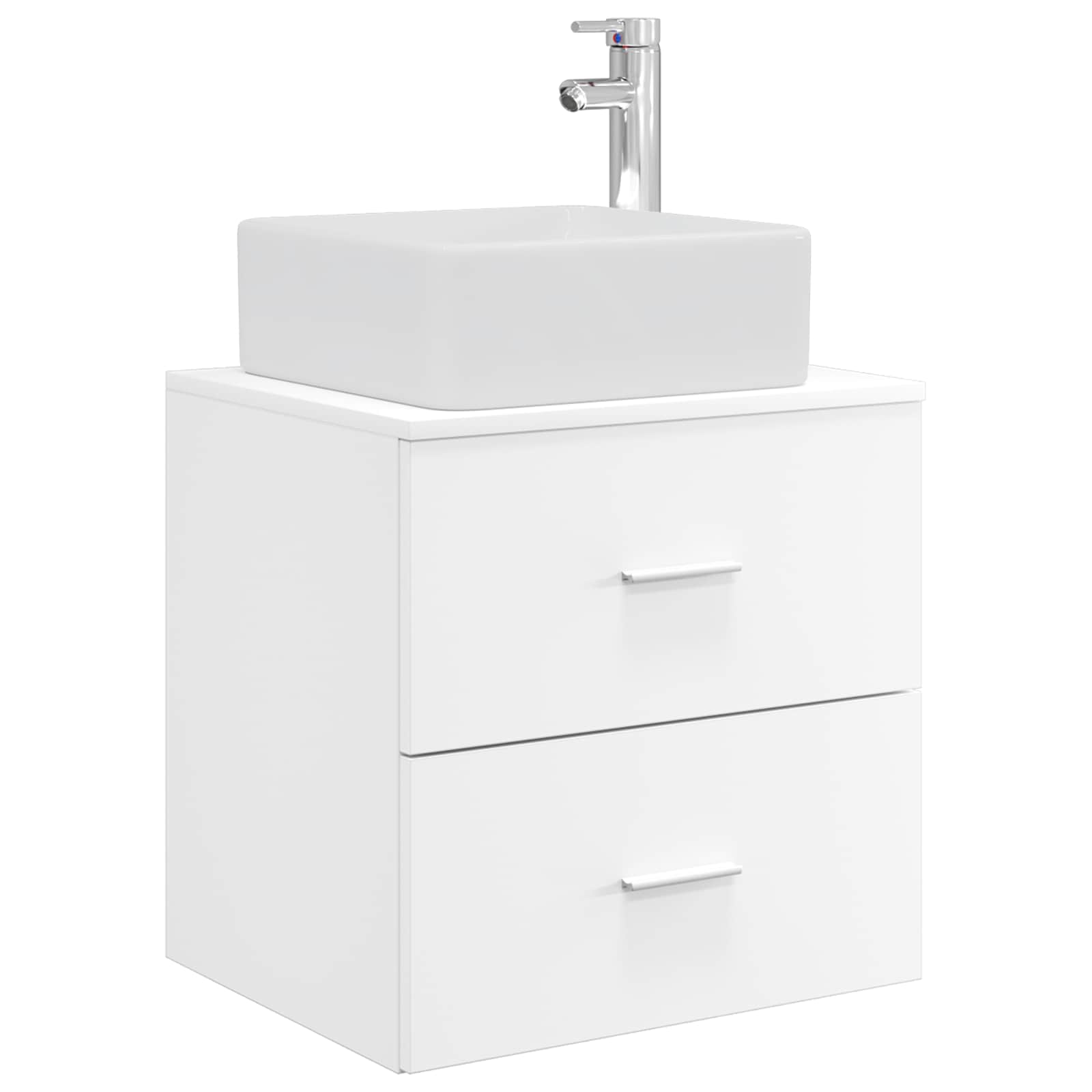 Badezimmerschrank-Set 3 stk. Weiß 53 x 34,5 x 63 cm