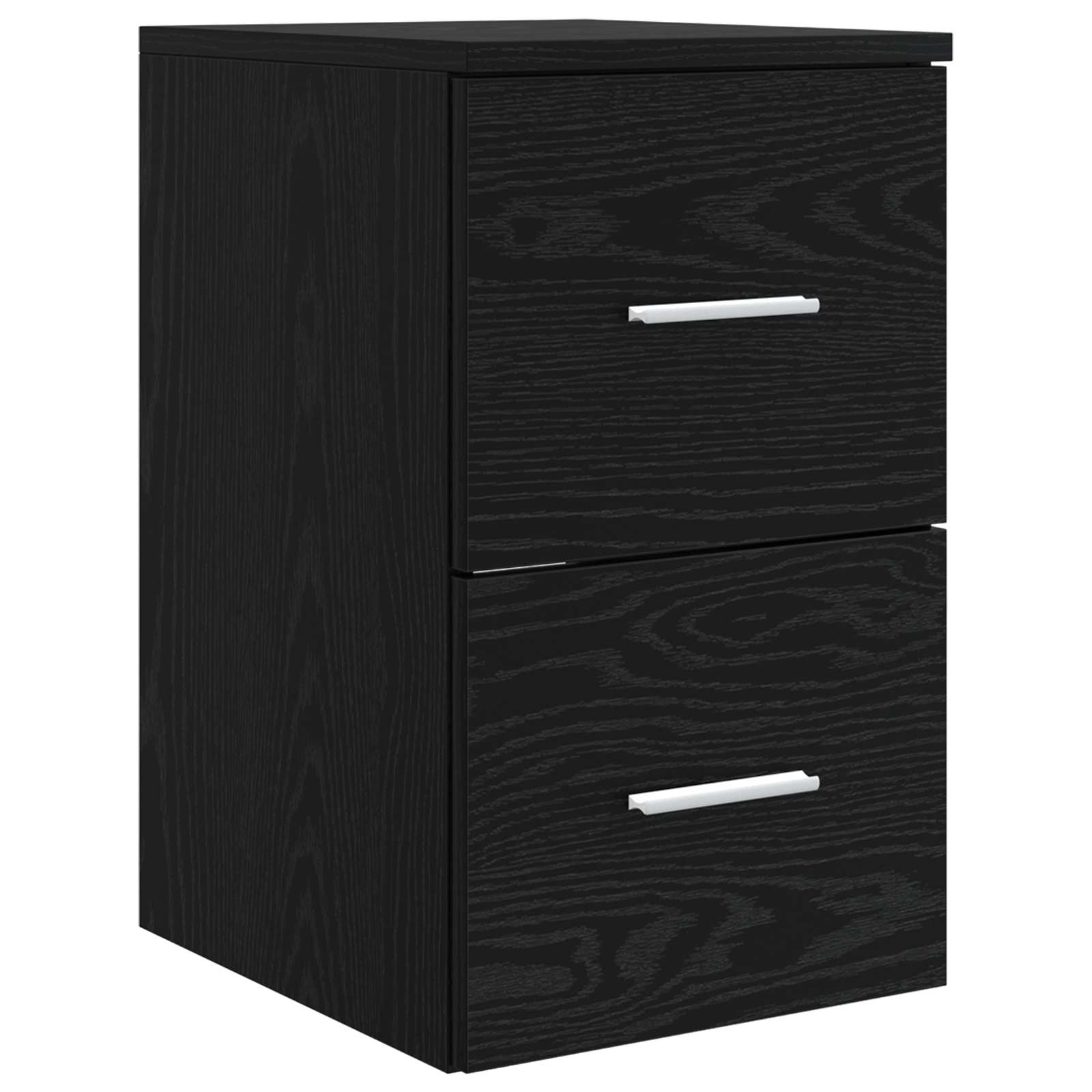 Badezimmerschrank-Set 3 stk. Schwarz 53 x 34,5 x 63 cm