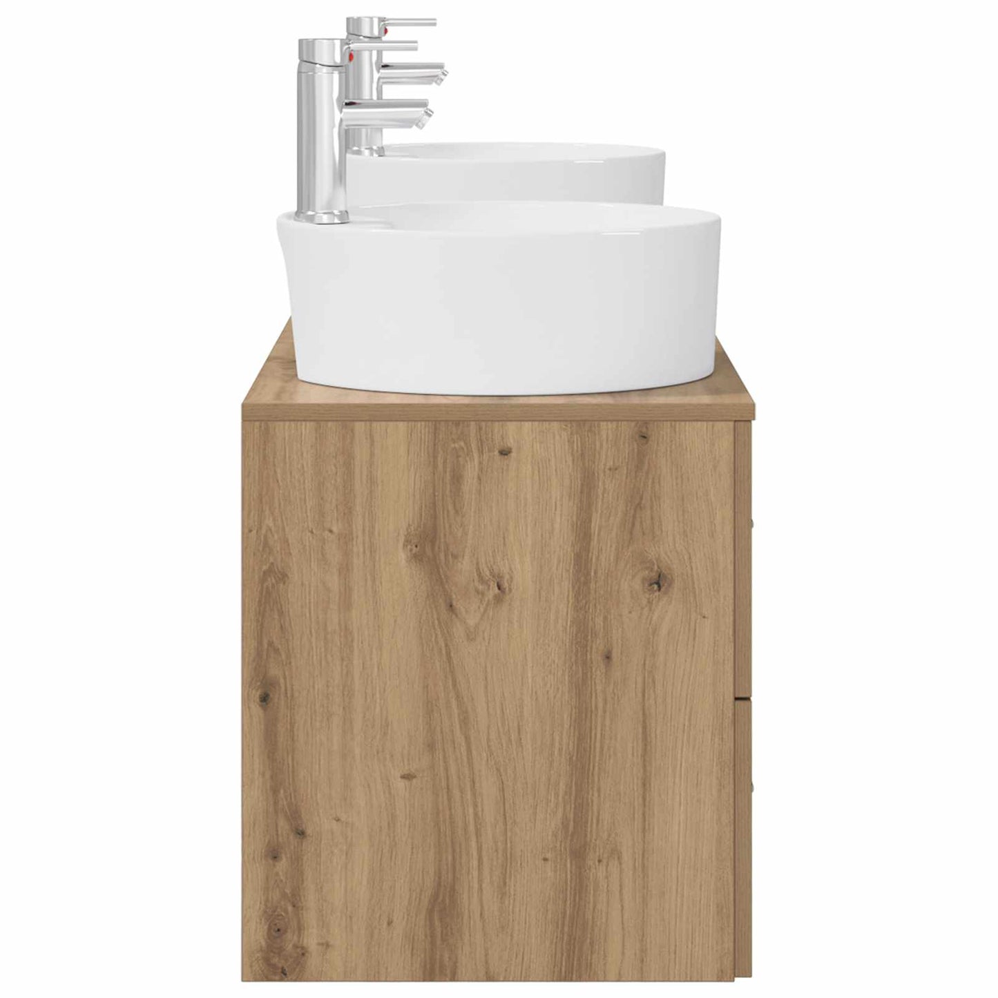 Badezimmerschrank-Set 3 Stk. Artisan-Eiche 62,5 x 44,5 x 50 cm