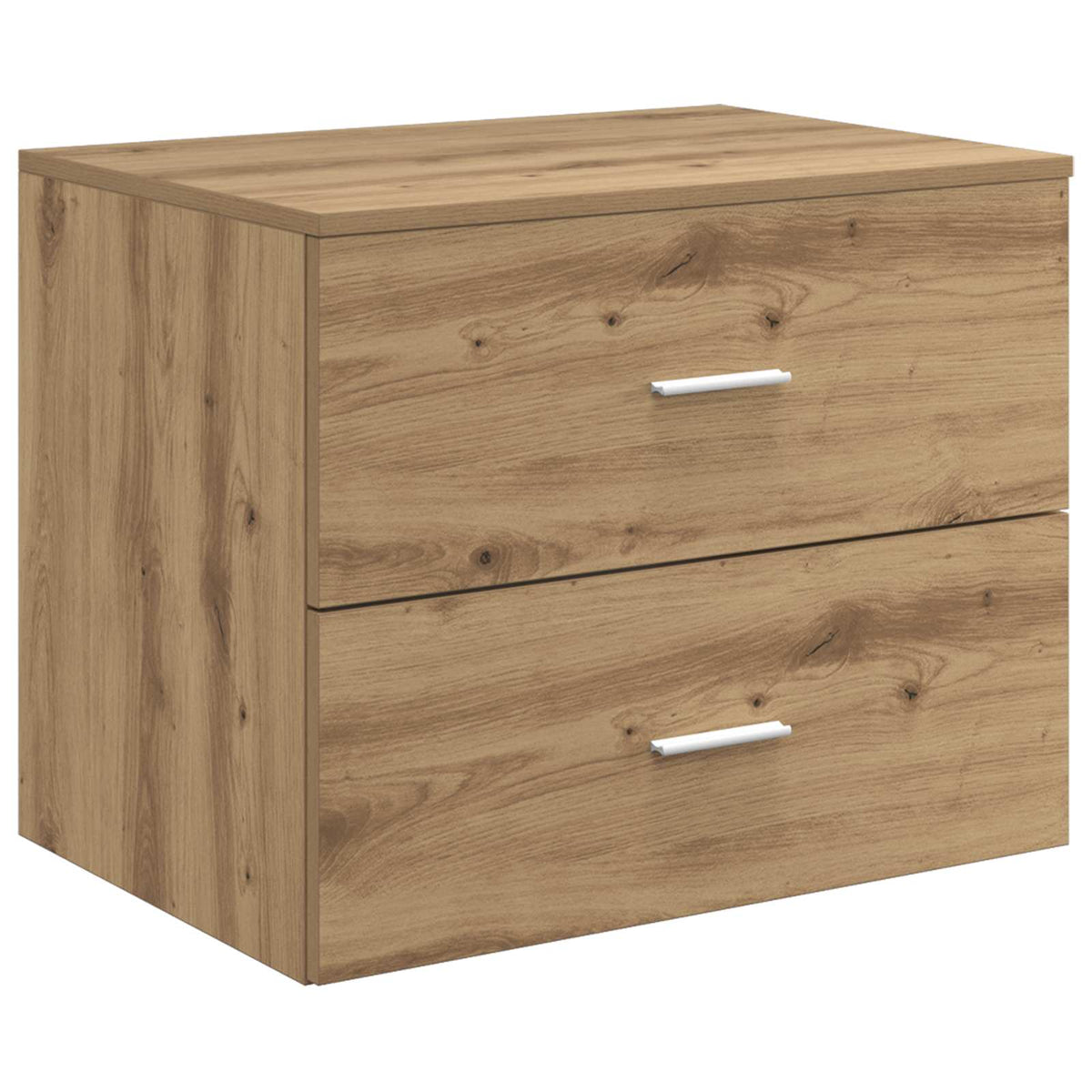 Badezimmermöbel-Set 3 stk. Artisan-Eiche 161 x 44,5 x 80 cm